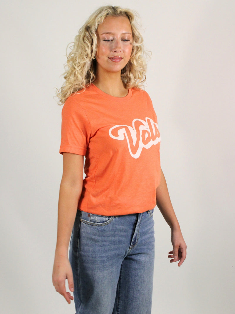 vols haglos tee orange white 