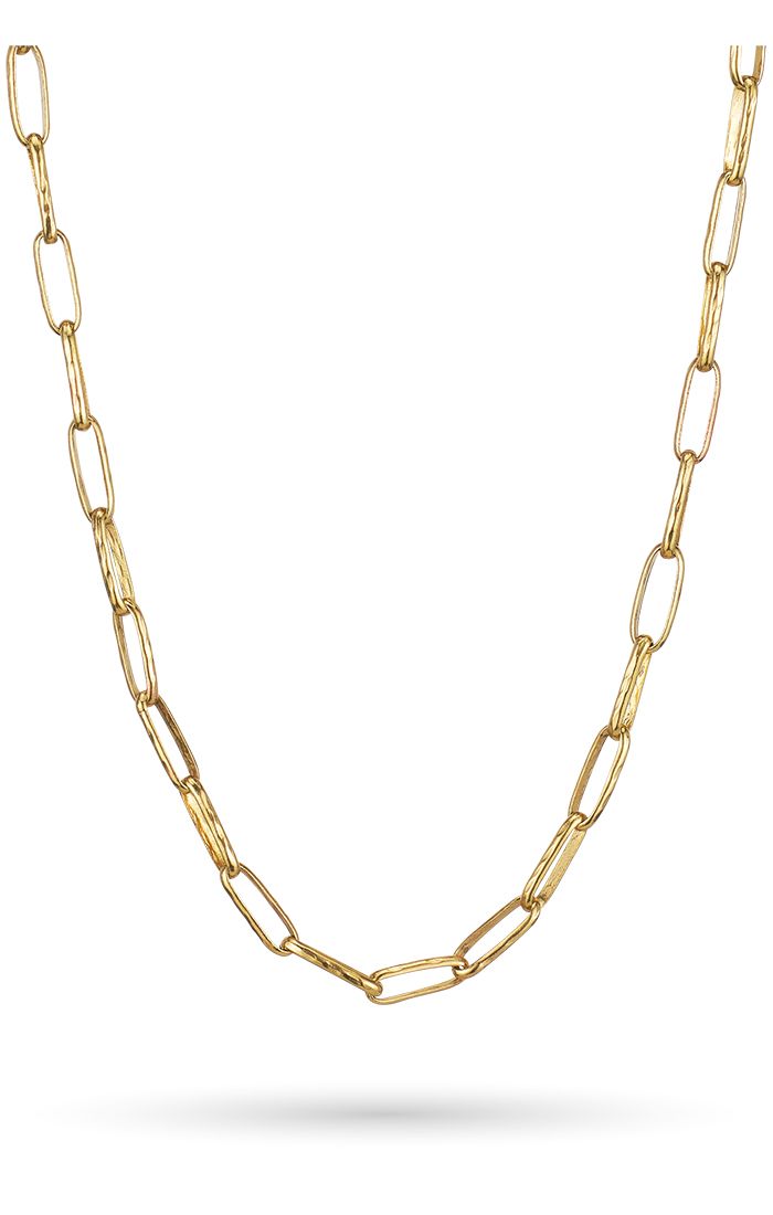 Waxing Poetic Gold Seppo Chain 18" Ceramic Coated Brass