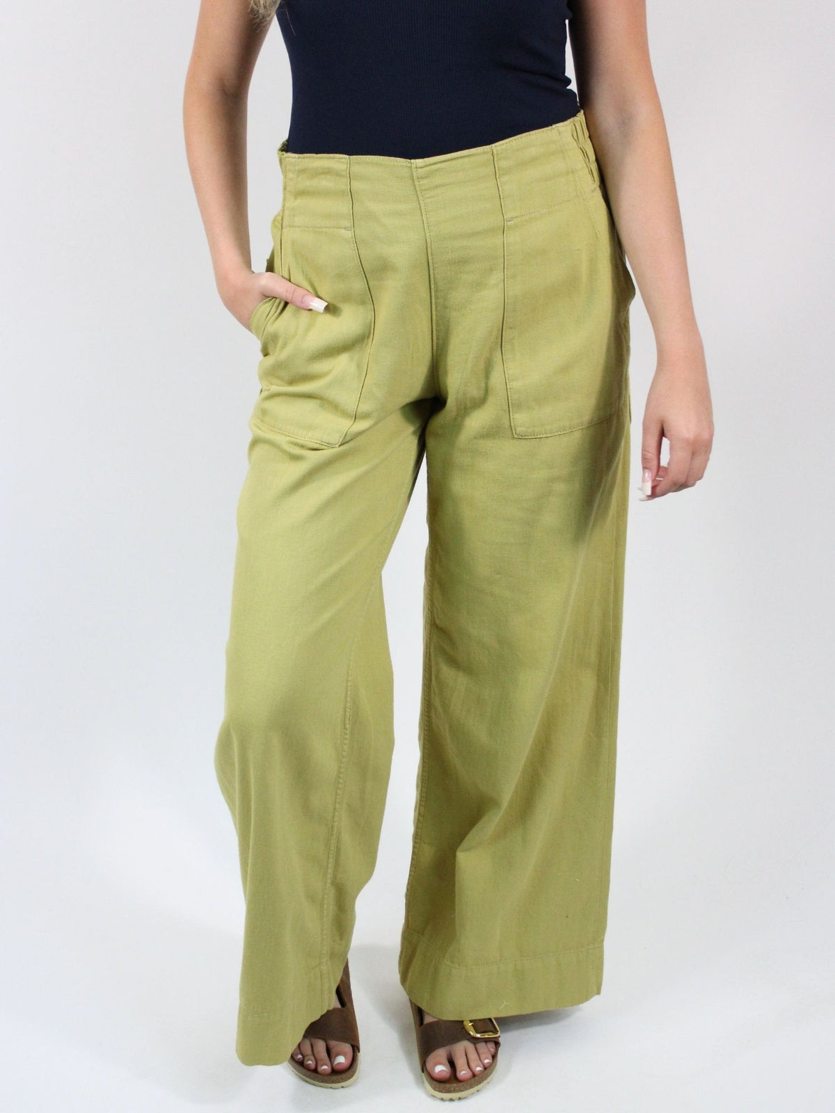 We The Free Breezy Denim Pull On Antelope