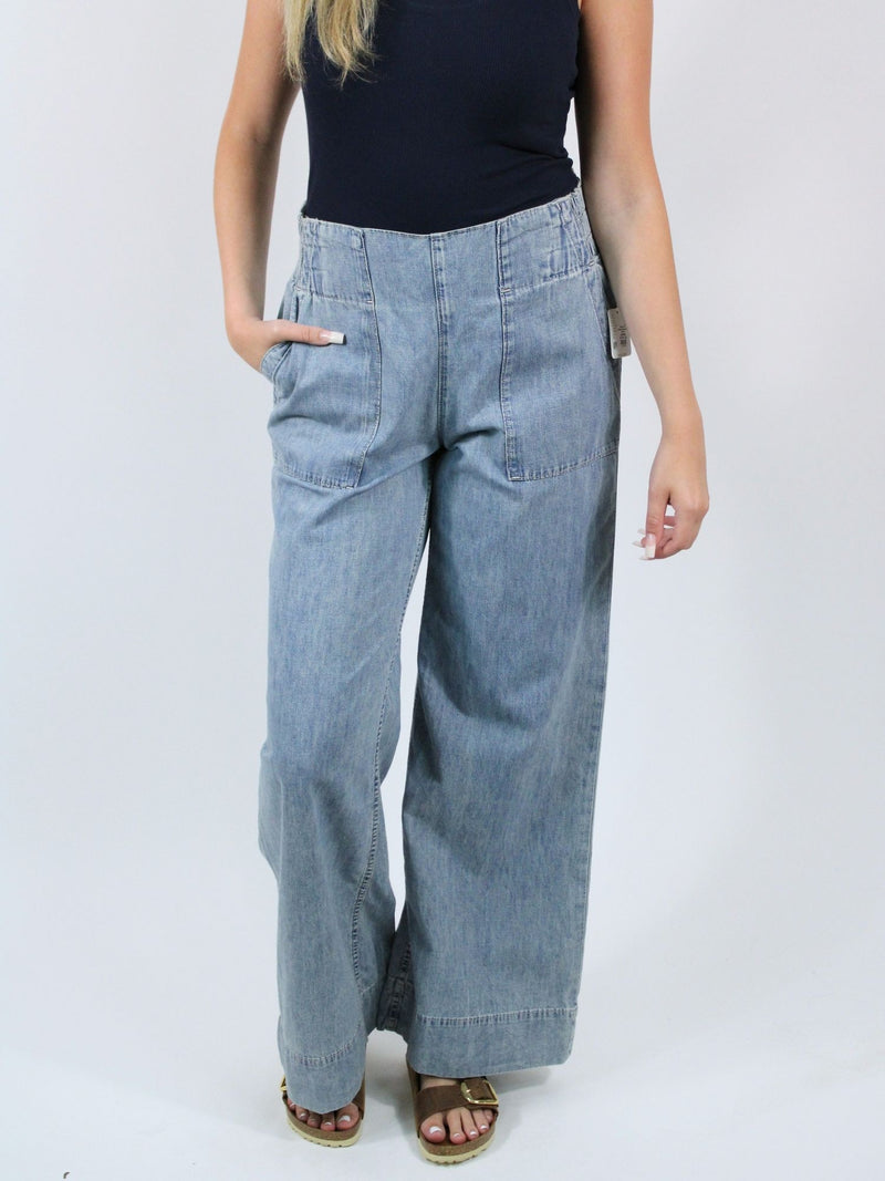 We The Free Breezy Denim Pull On Dusk