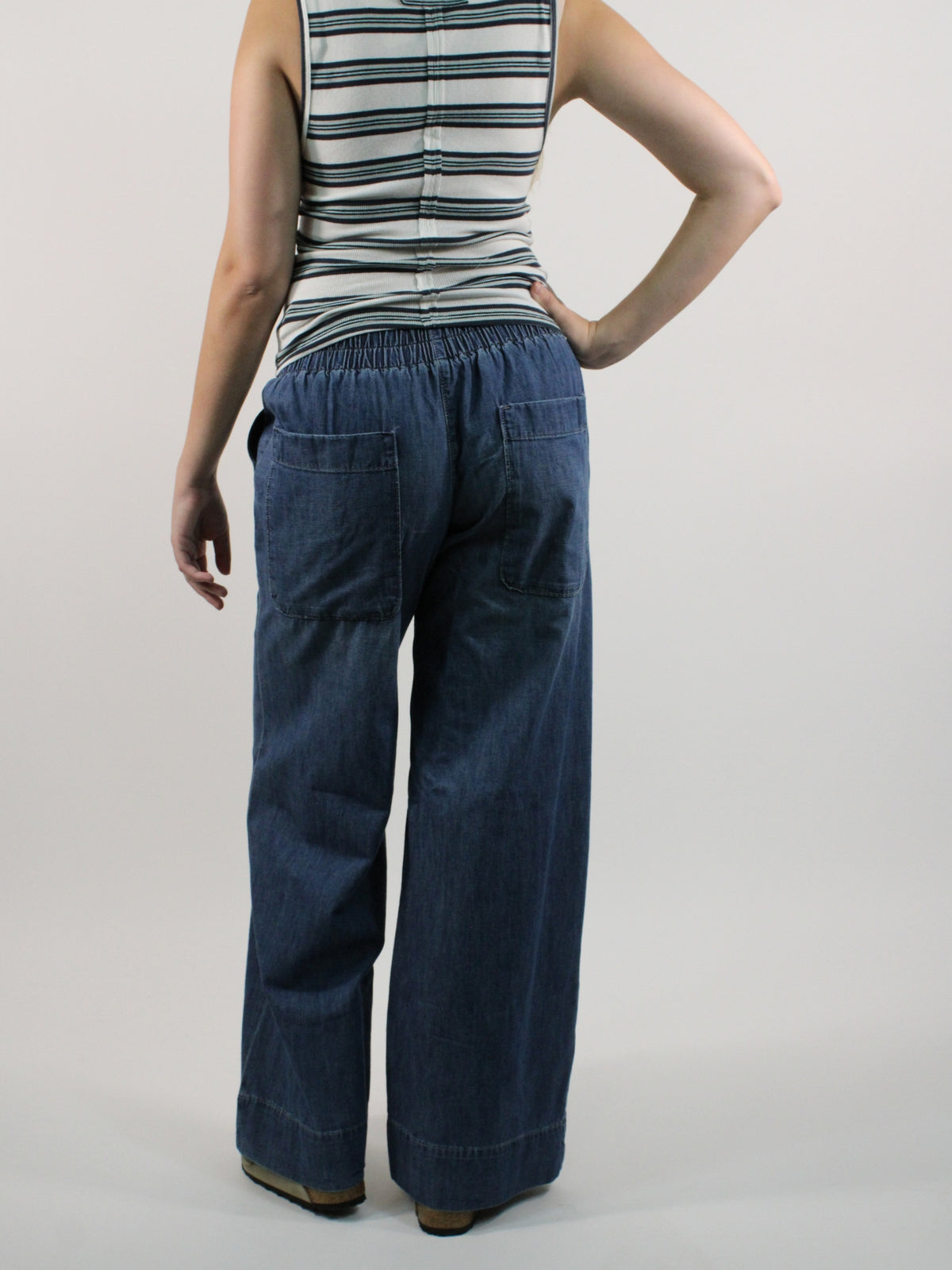 We The Free Breezy Denim Pull On Jeans cobalt