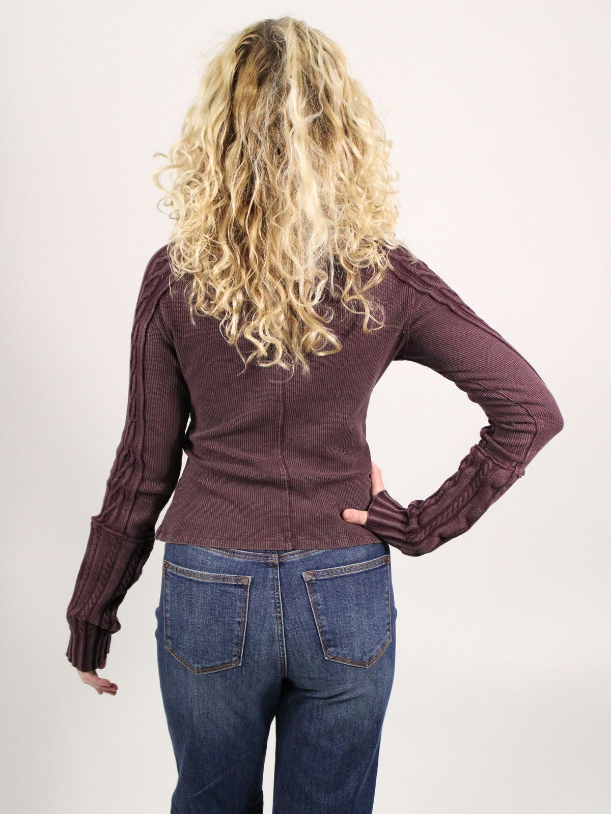 We The Free Breezy Swit Top Vintage Grape