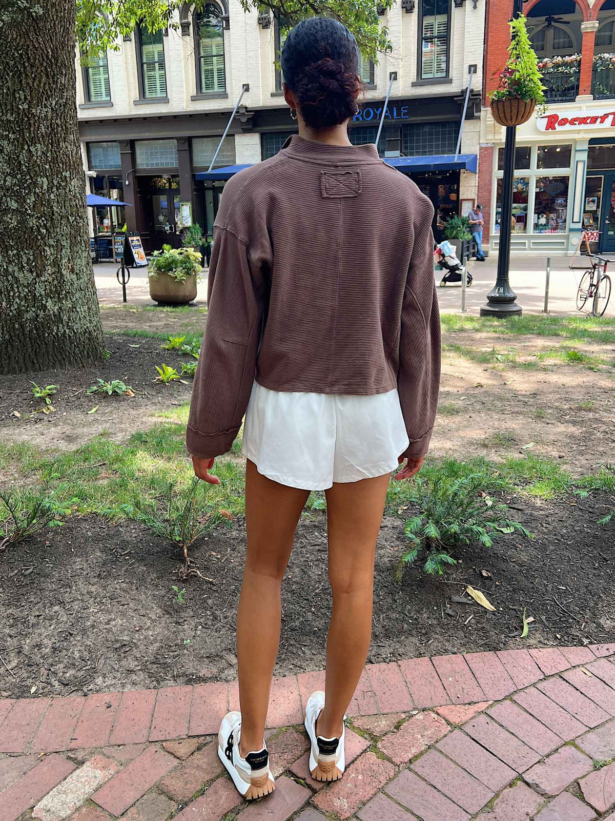 We The Free Celeste Quarter Zip Mochachinno