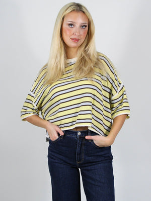 we the free clean rugby tee yellow combo