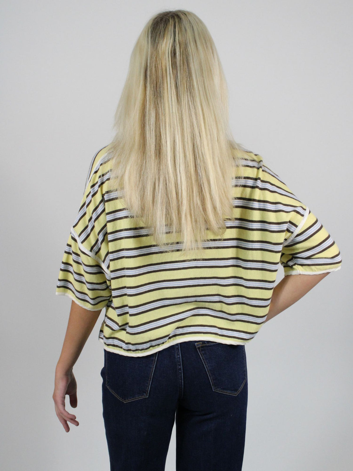 we the free clean rugby tee yellow combo