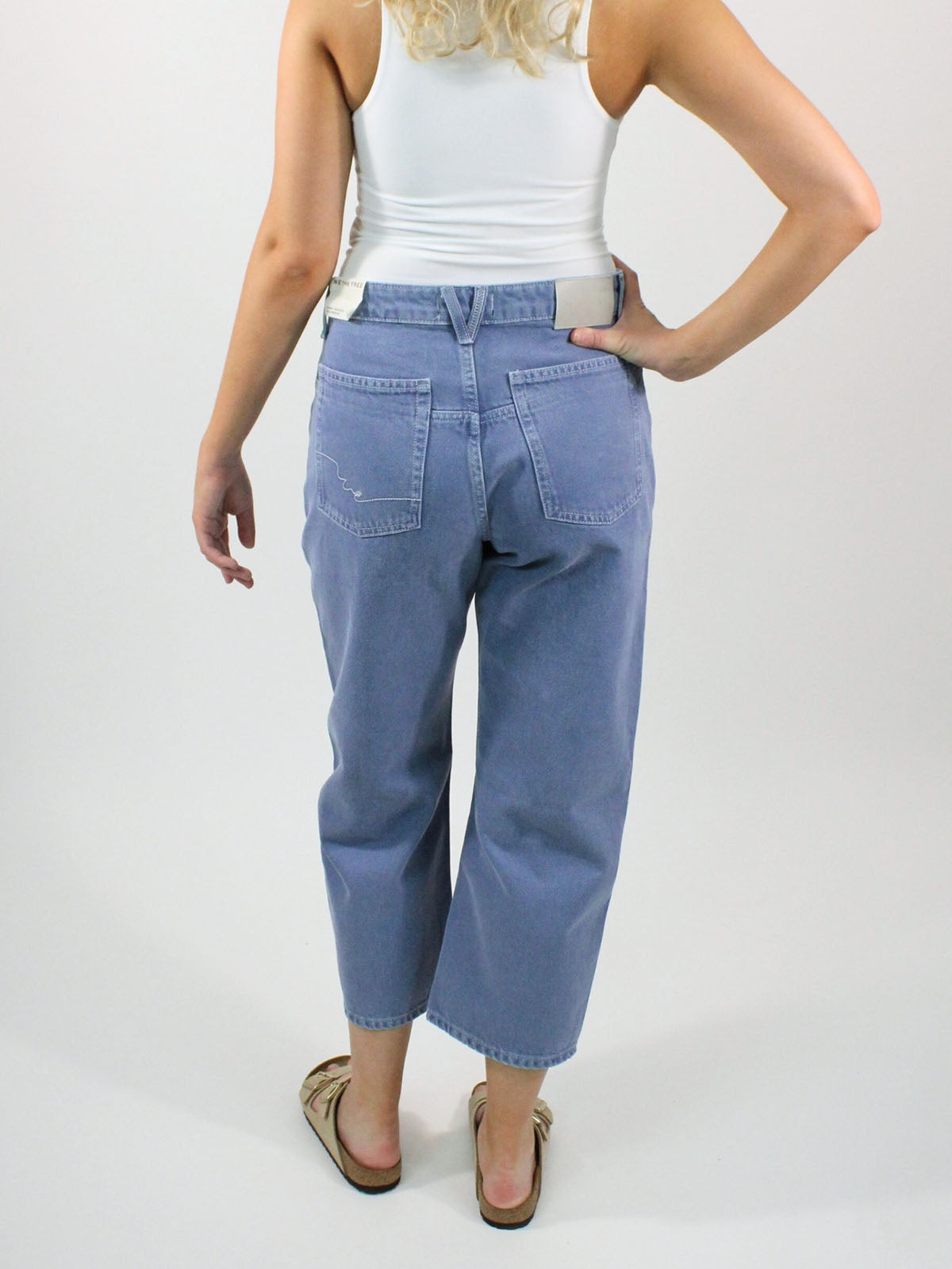 We The Free Deep Trance Dropped Boyfriend Jeans Ocean