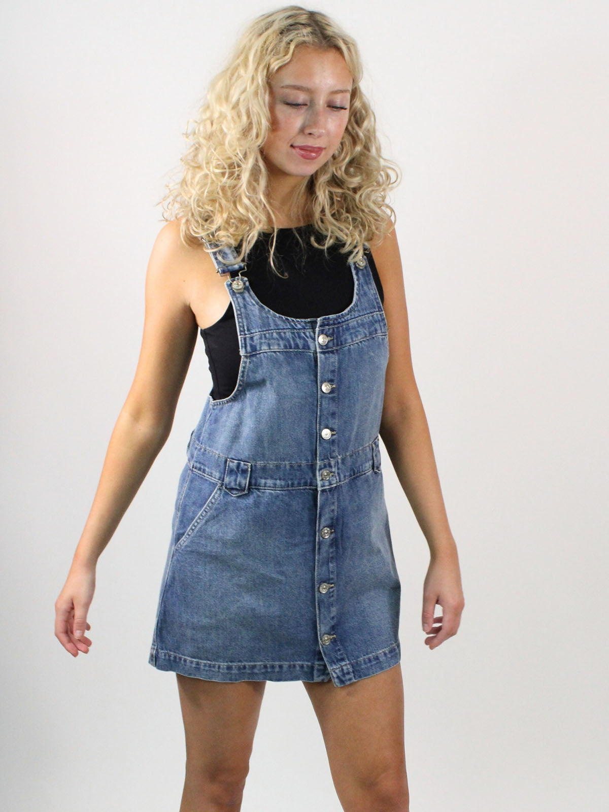 We The Free Edie Denim Skirtall Nimbus