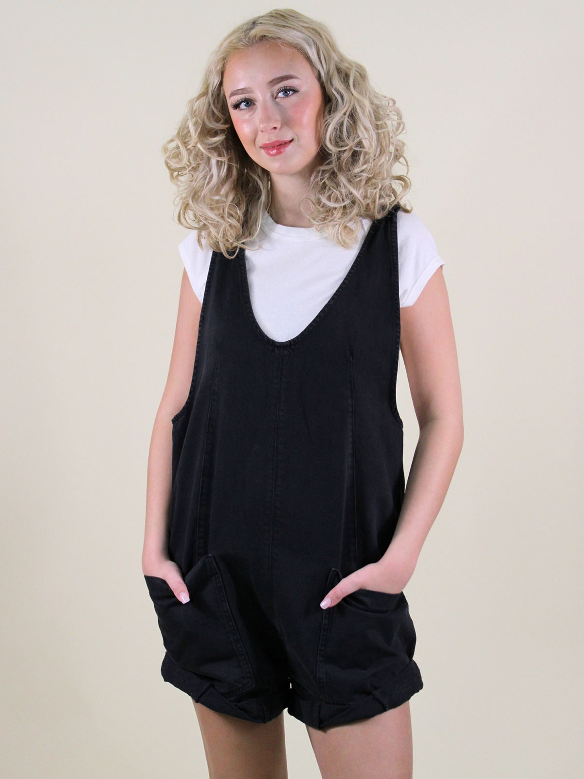 We The Free High Roller Denim Shortall True North