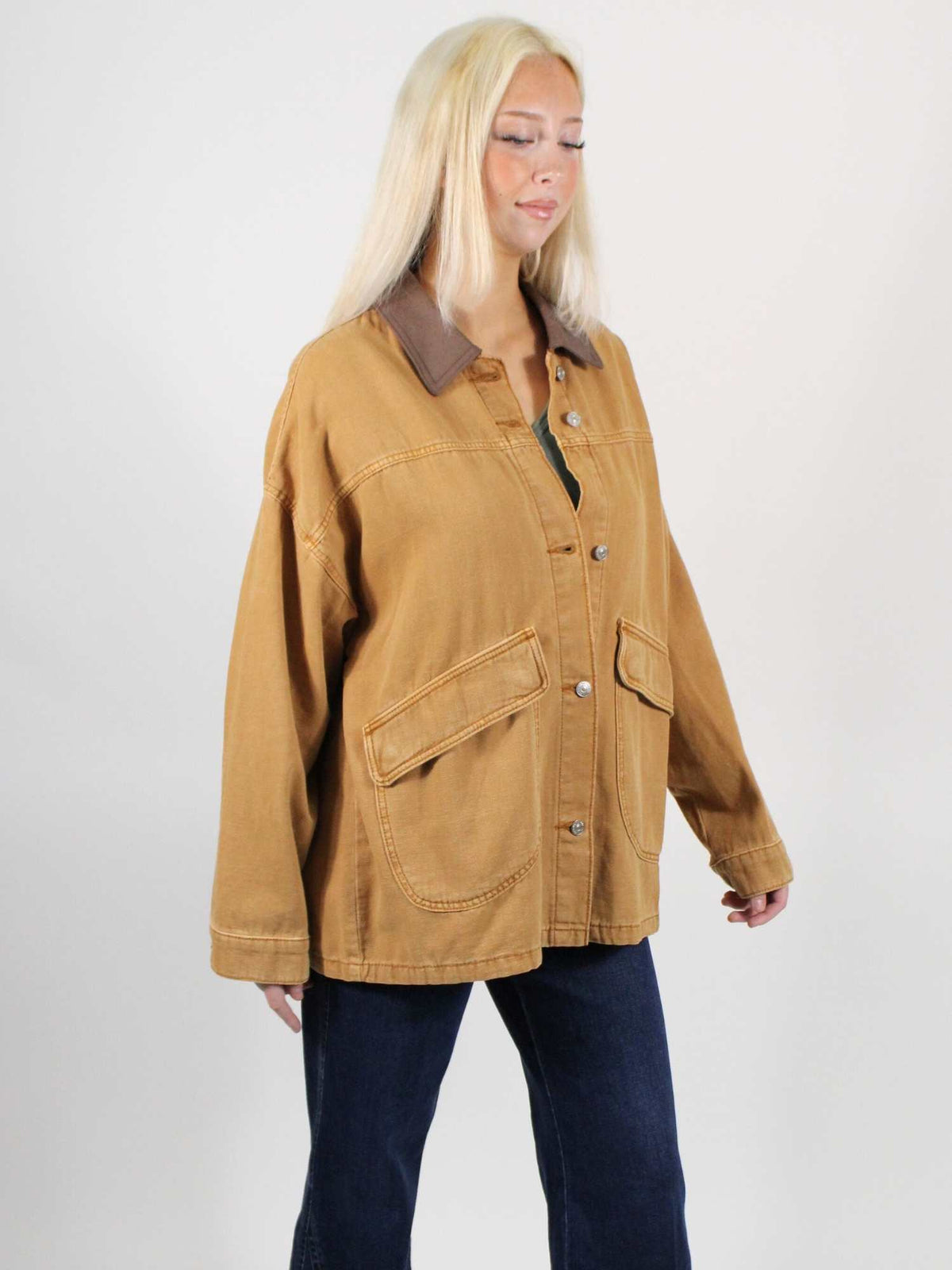 we the free lemon denim jacket meerkat