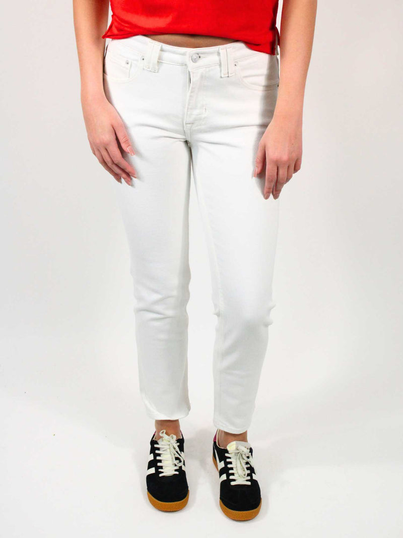 We The Free Oracle Low Rise Slim Straight Jean Optic White