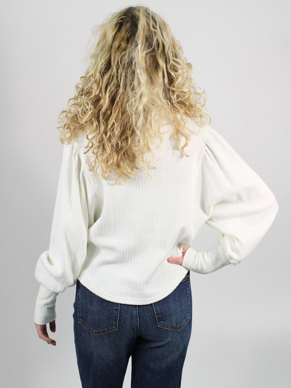 We The Free Quinn Knit Thermal Ivory