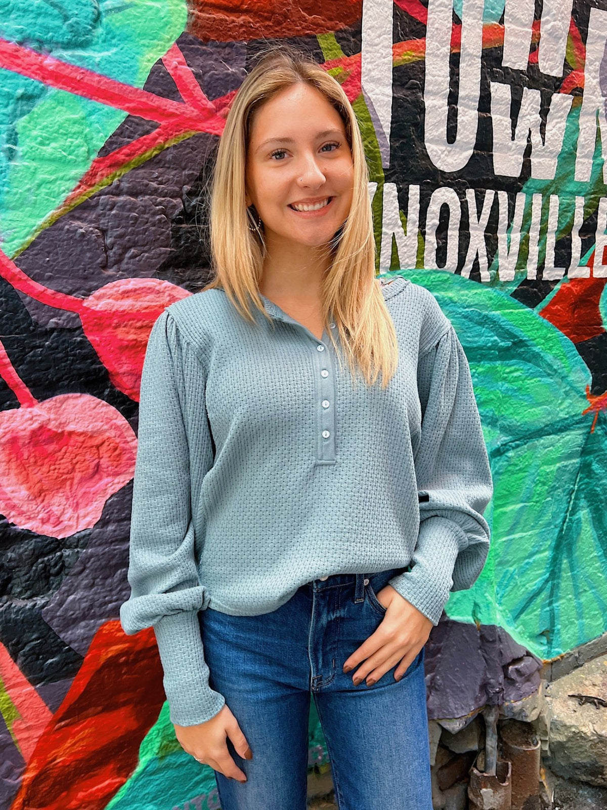 We The Free Quinn Knit Thermal
 jade ash