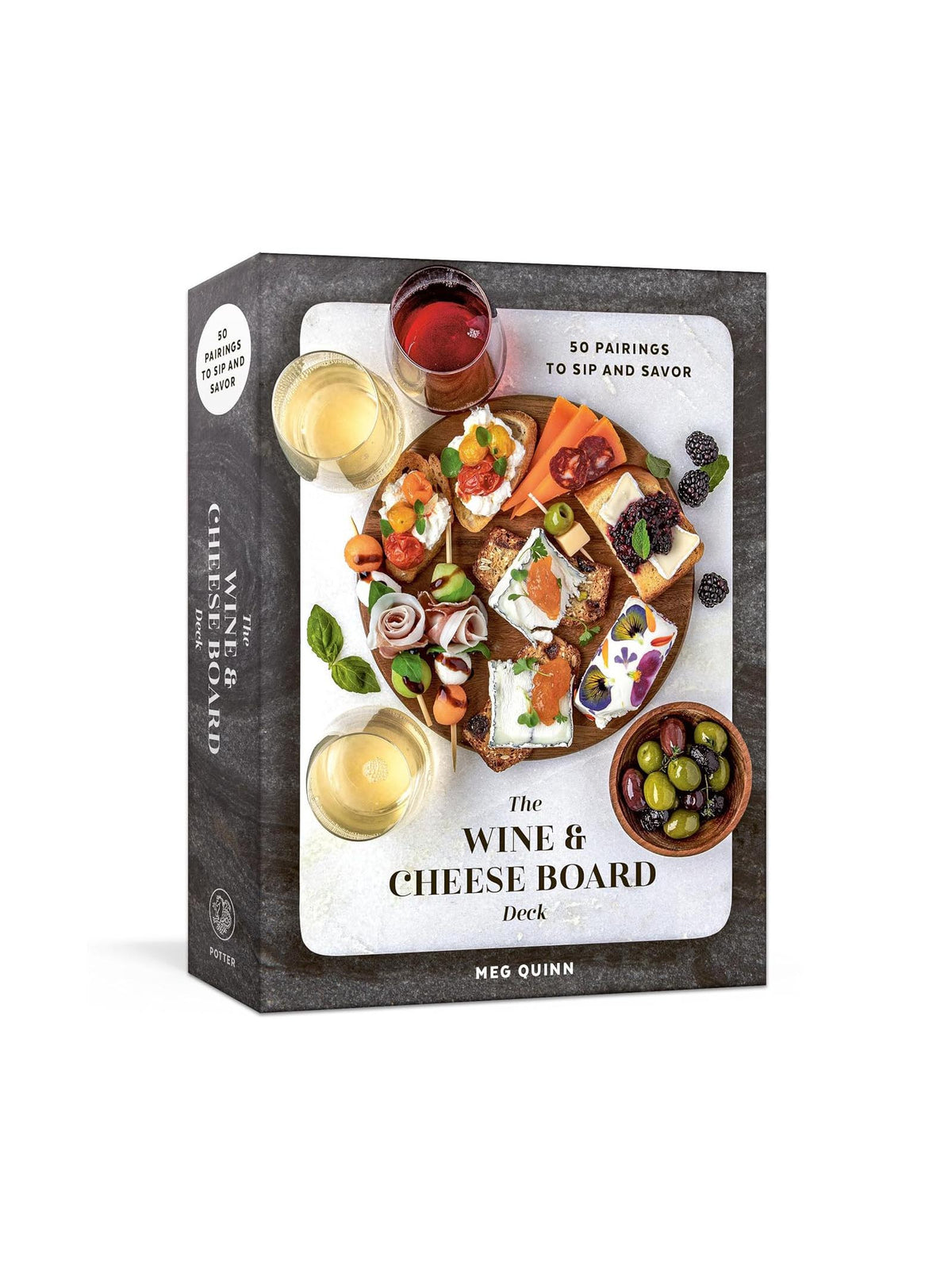 The Wine And Cheese Board Deck: 50 Pairs to Sip & Savor by Meg Quinn