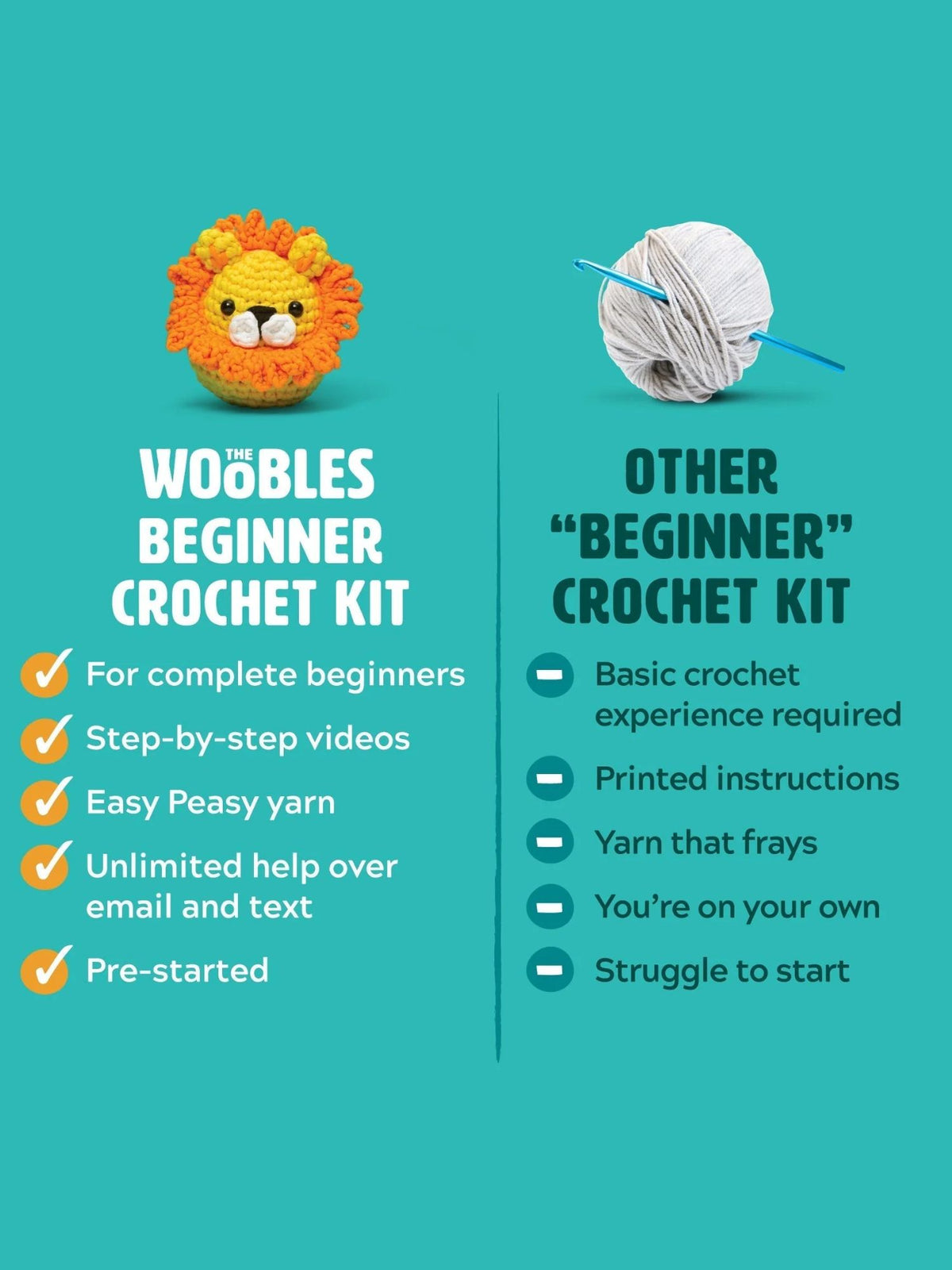 woobles Spongebob Squarepants Crochet Kit