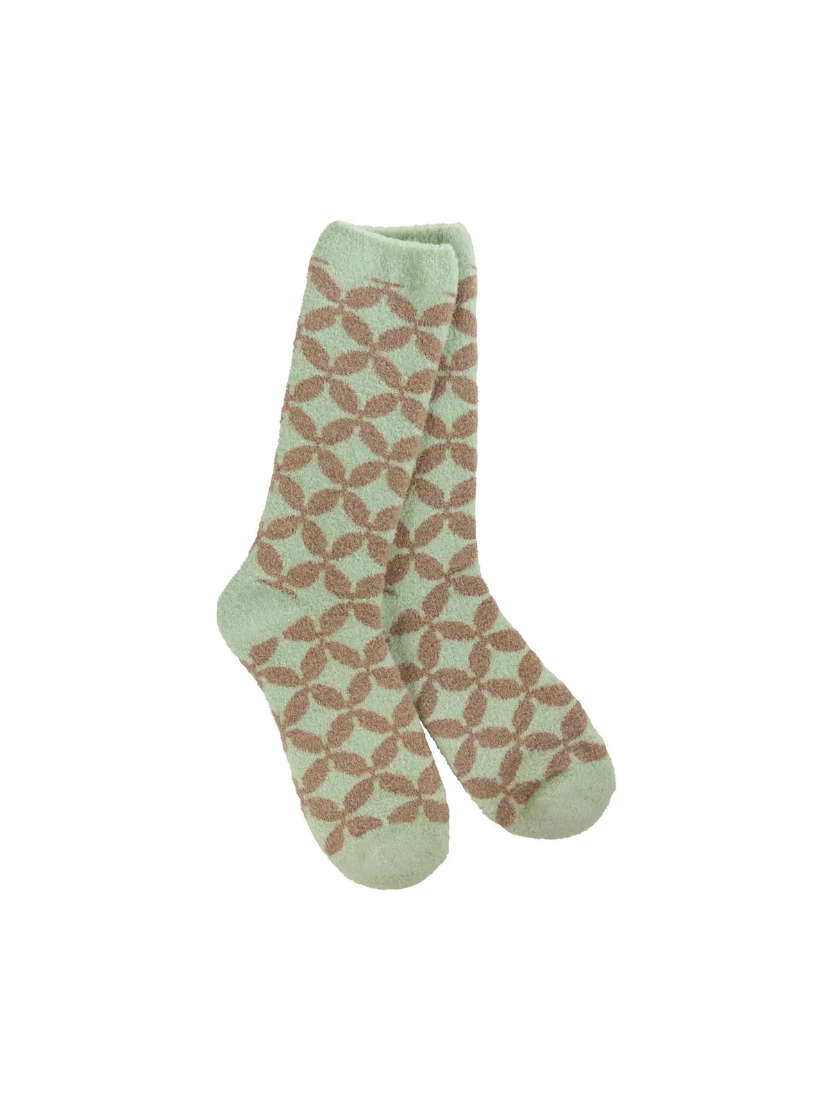 World's Softest Cozy Cali Crew Sock Retro Frosty