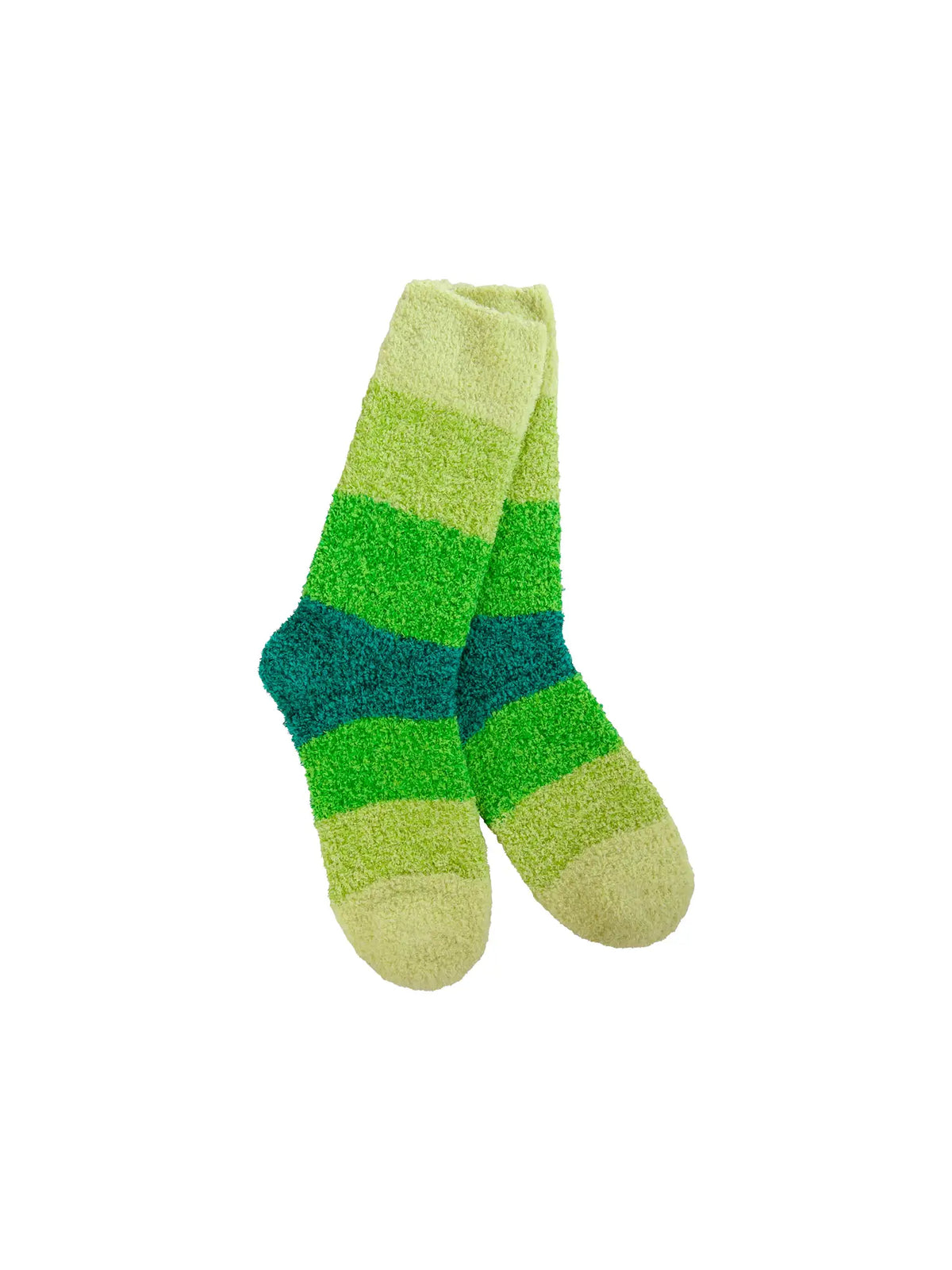 World's Softest Cozy Ombre Crew Sock Green