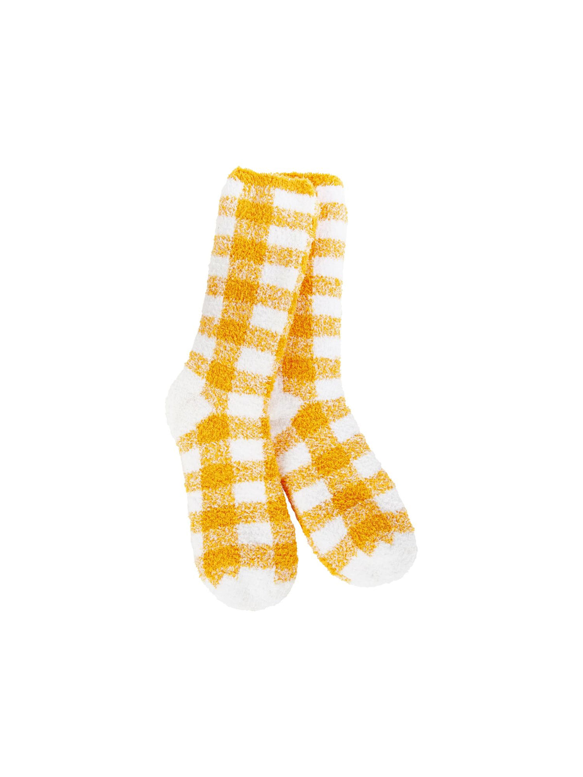 Fireside Cozy Plaid Crew Sock