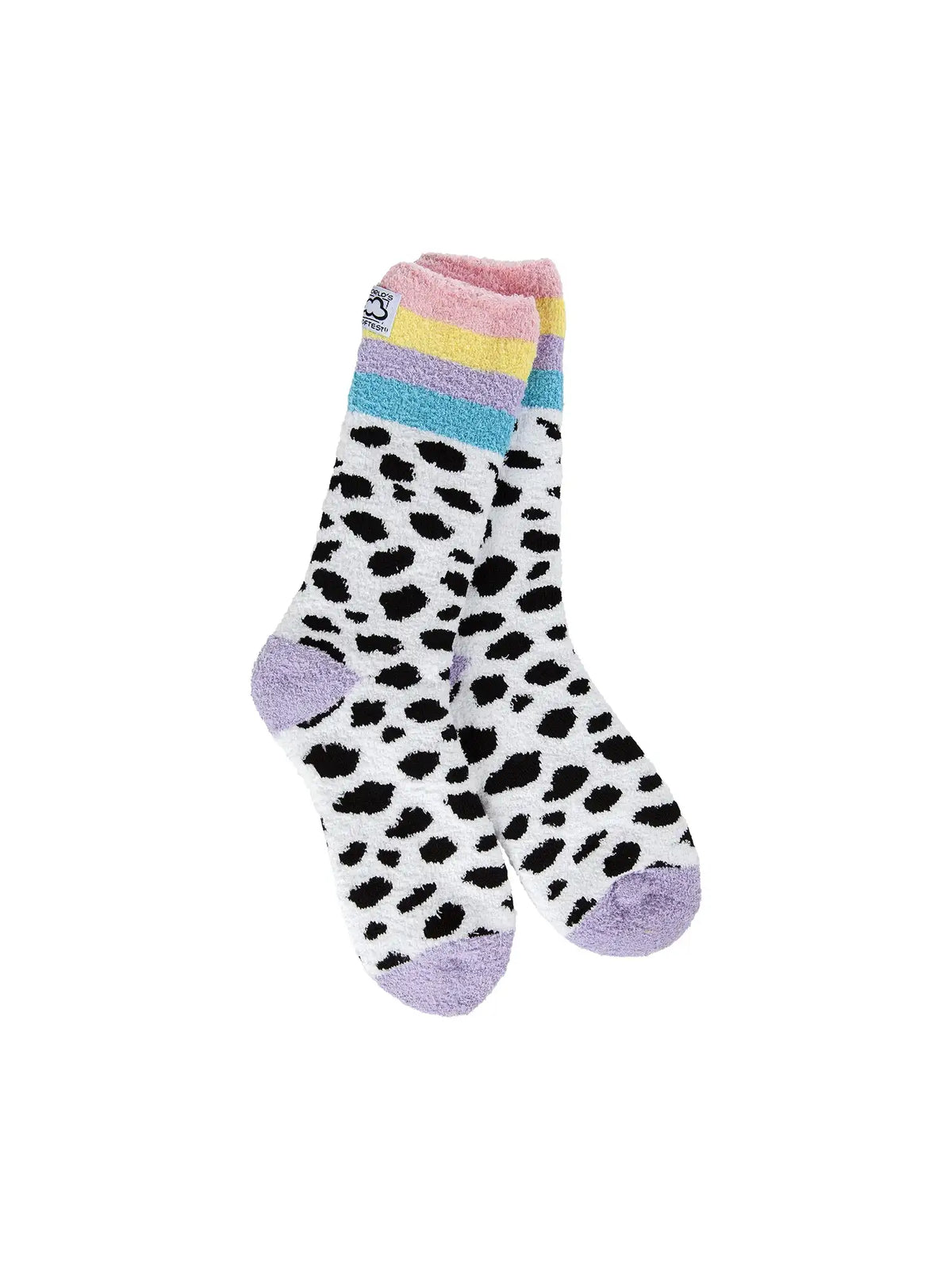 World's Softest Holiday Cozy Crew Sock Dalmation