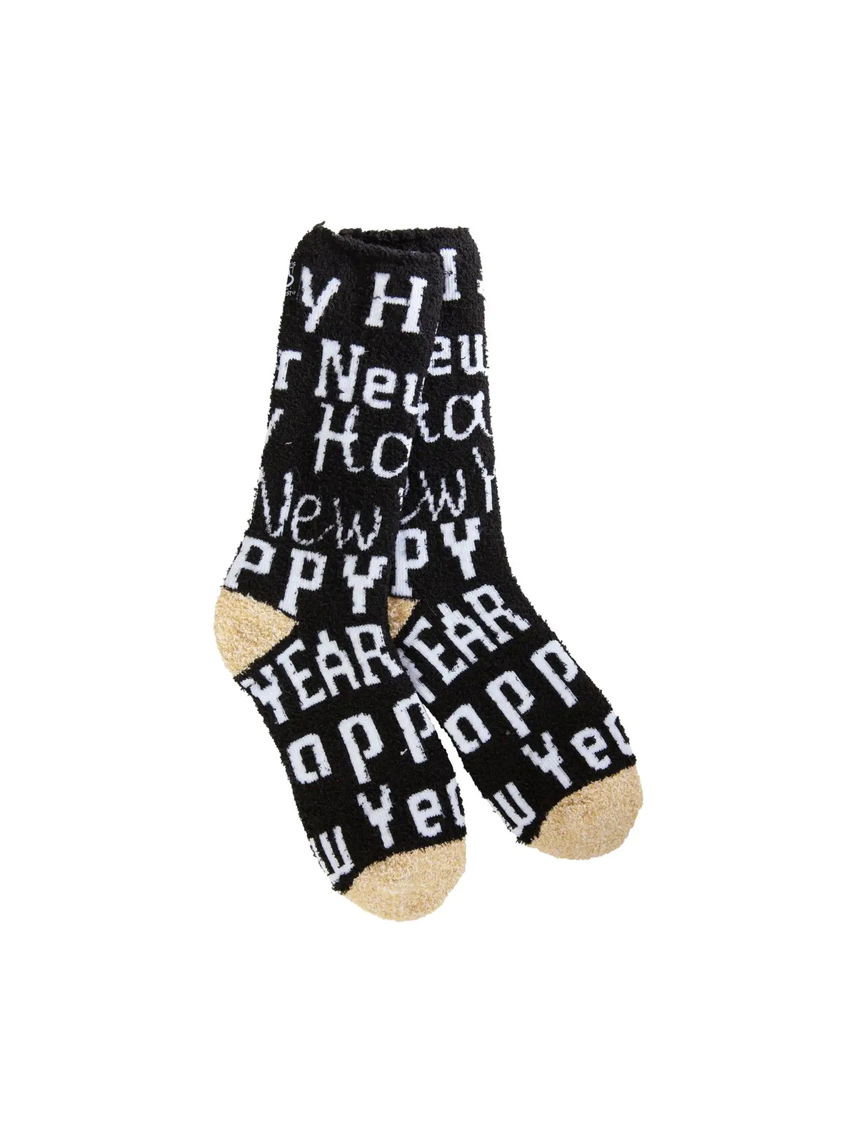 World's Softest Holiday Cozy Crew Sock Happy New Year