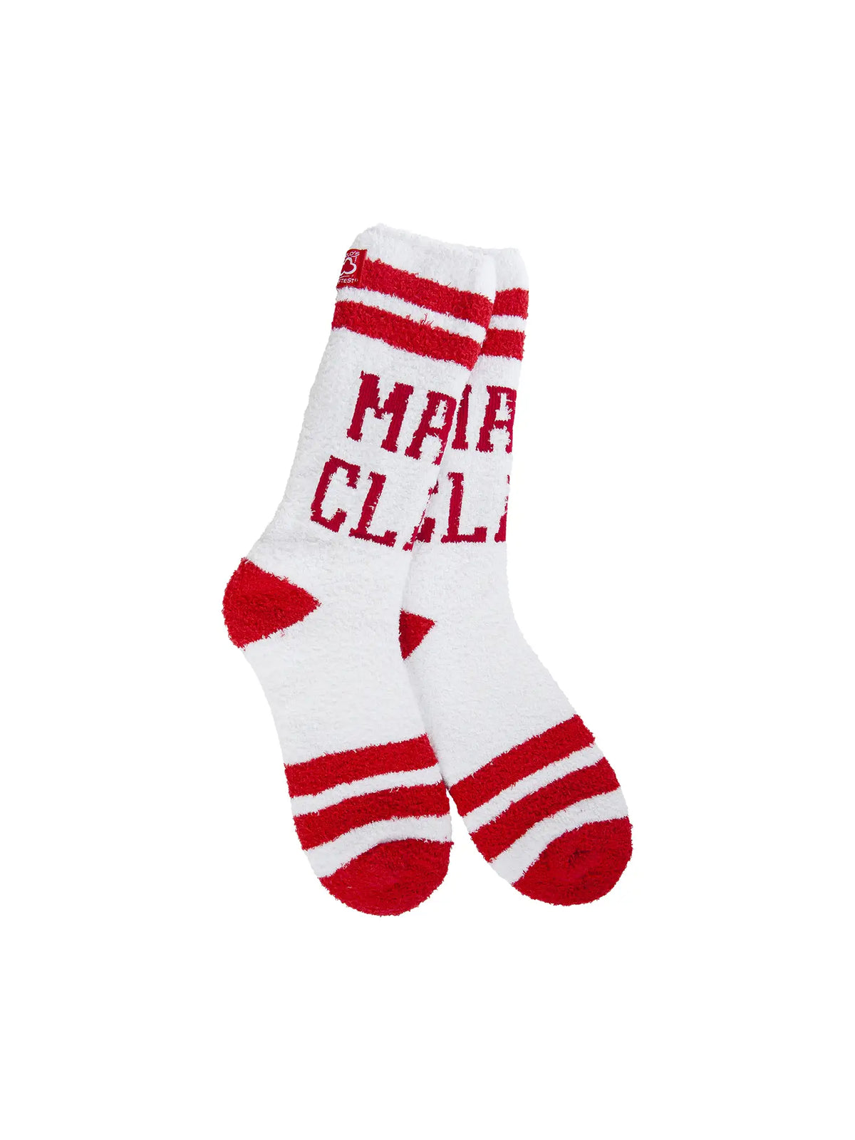 World's Softest Holiday Cozy Crew Sock Mama Claus