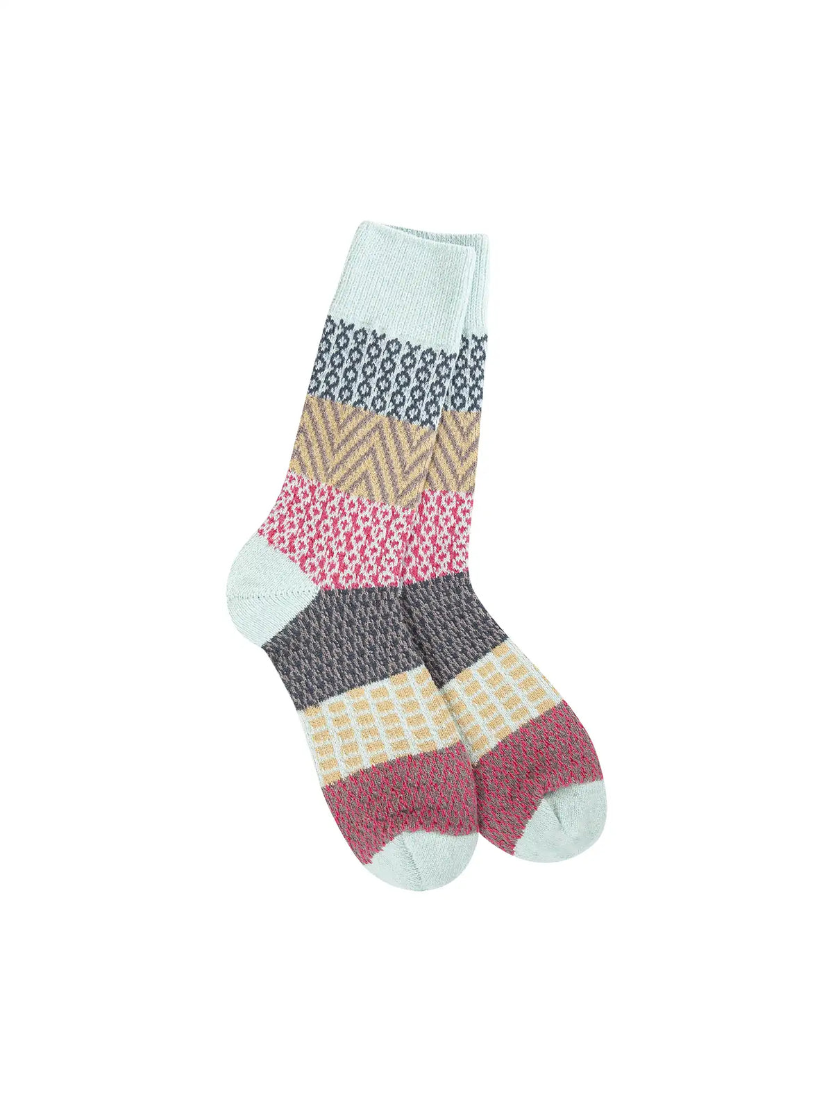 World's Softest Weekend Gallery Crew Sock Boho