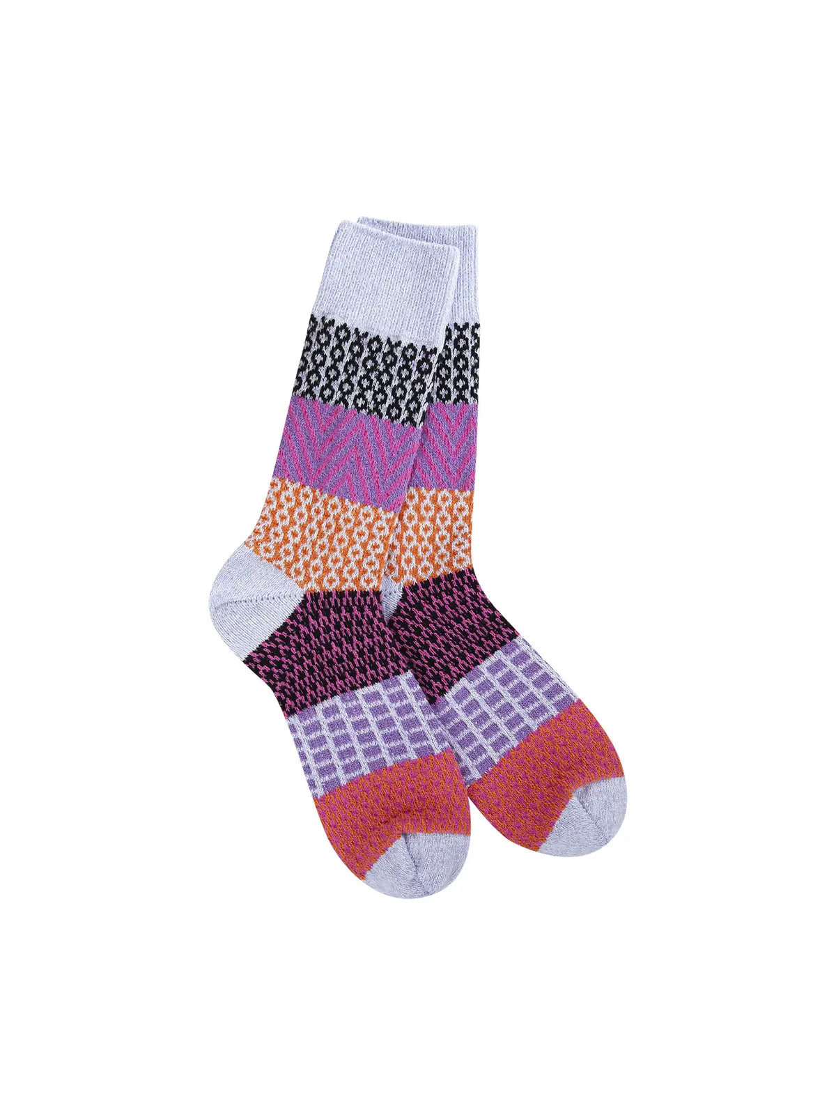 World's Softest Weekend Gallery Crew Sock Lavender