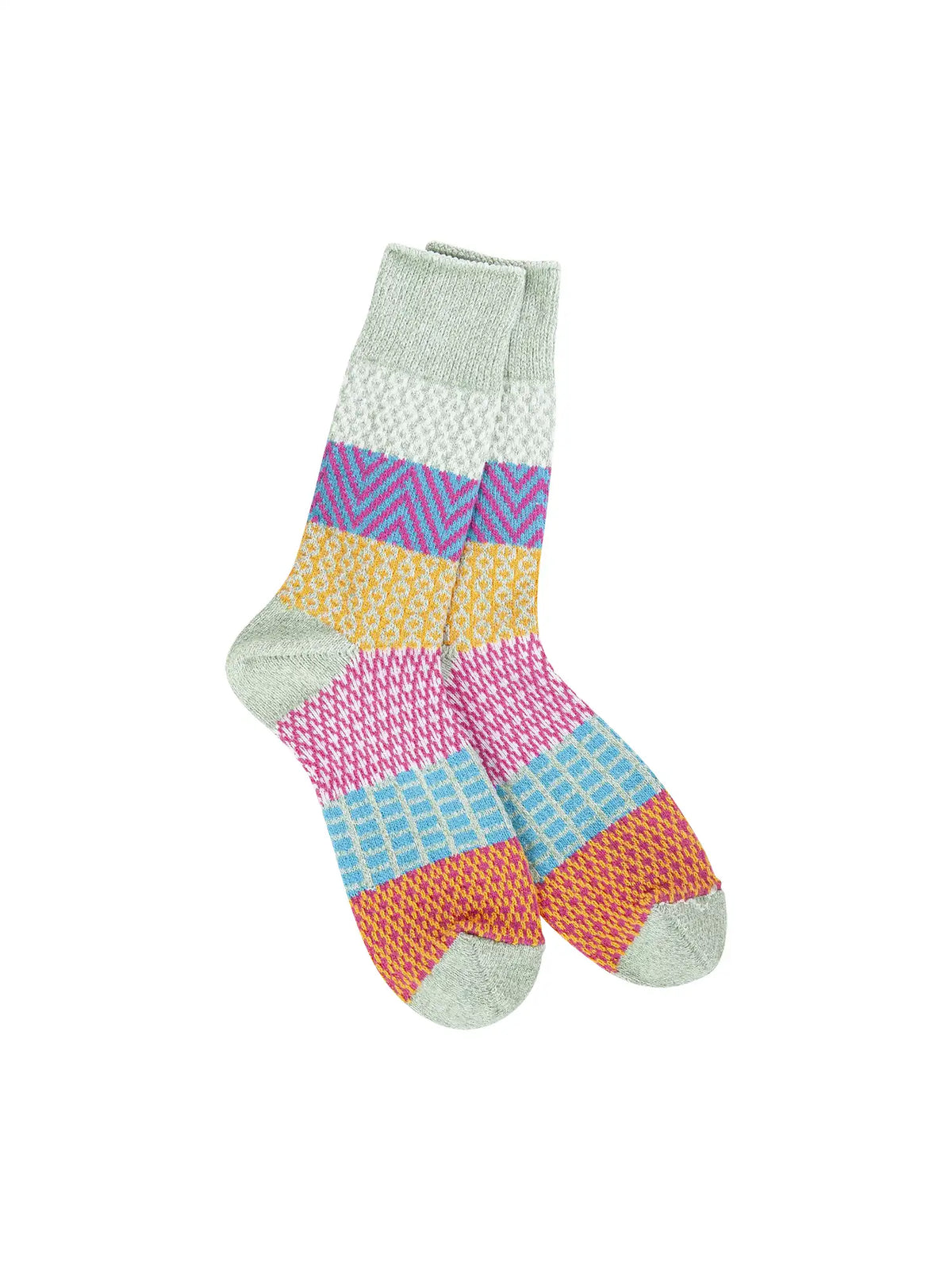 World's Softest Weekend Gallery Crew Sock Sage