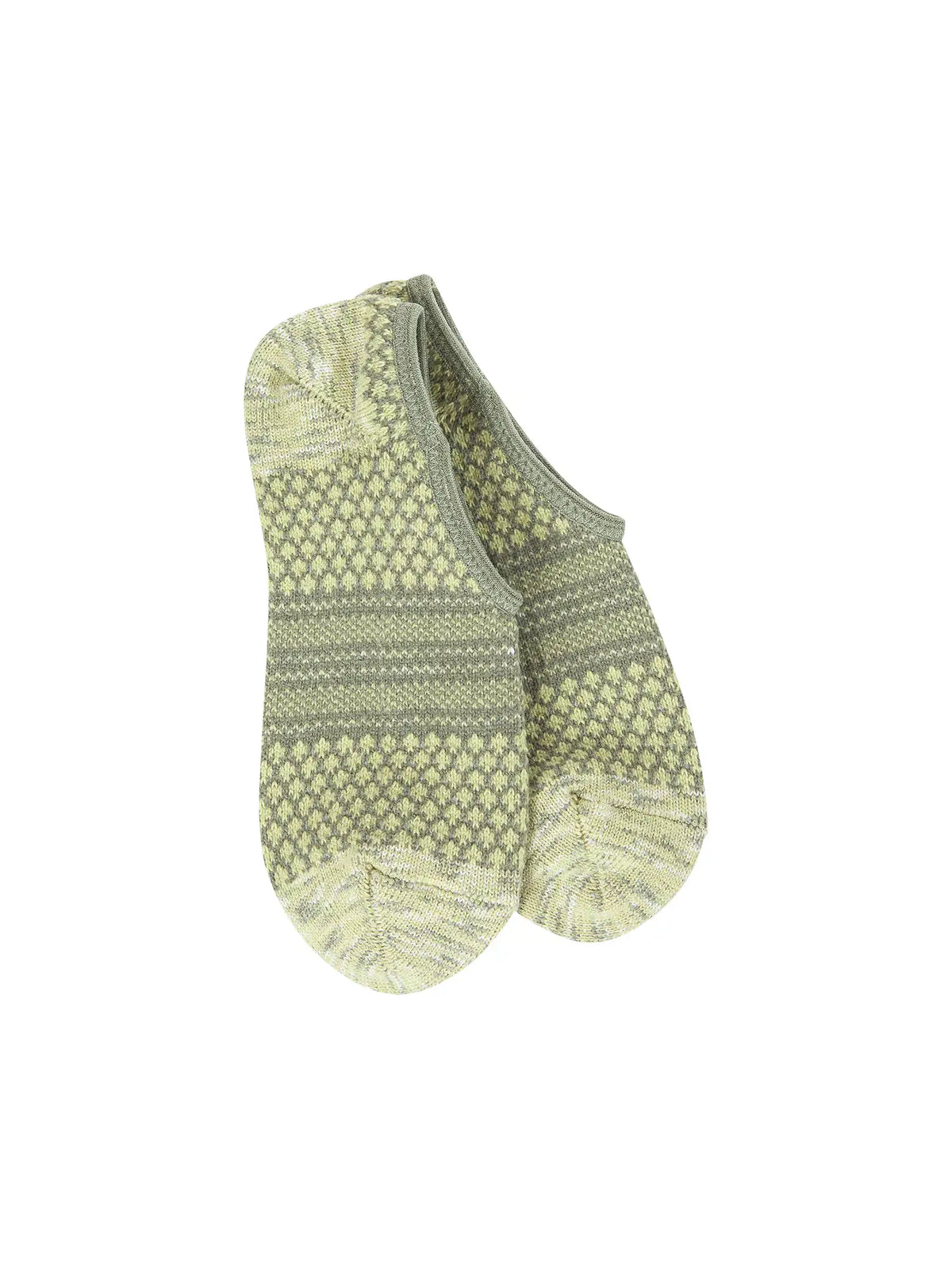 World's Softest Weekend Gallery Footsie Sock Envy Multi