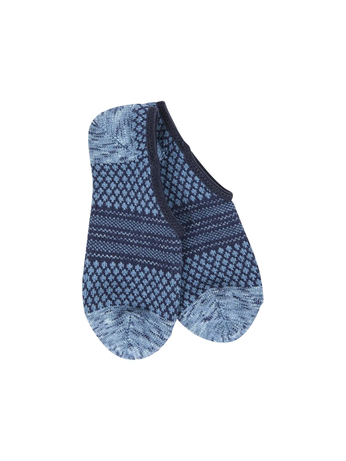 World's Softest Weekend Gallery Footsie Sock Peacoat Multi