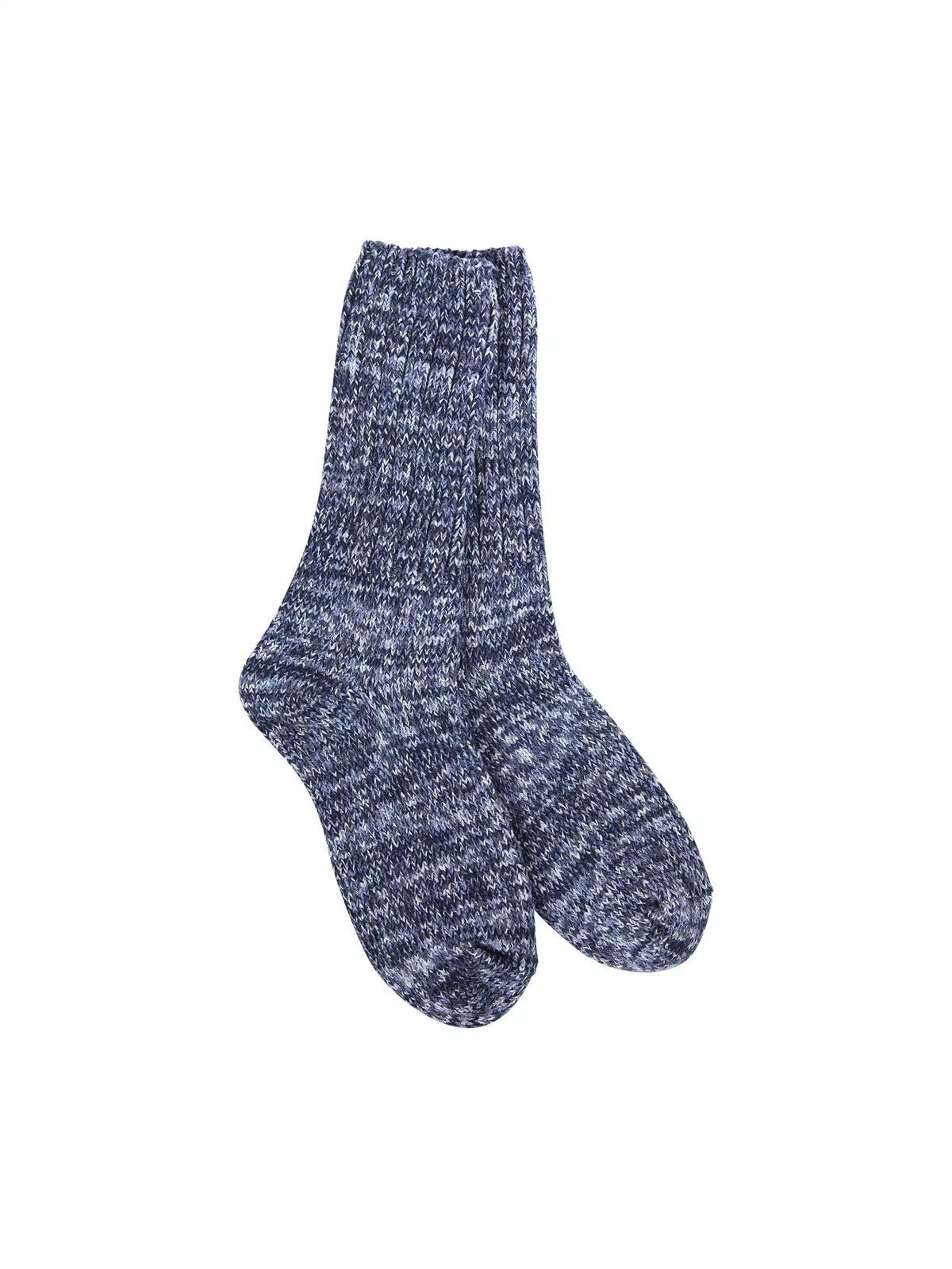 World's Softest Weekend Ragg Crew Sock Denim