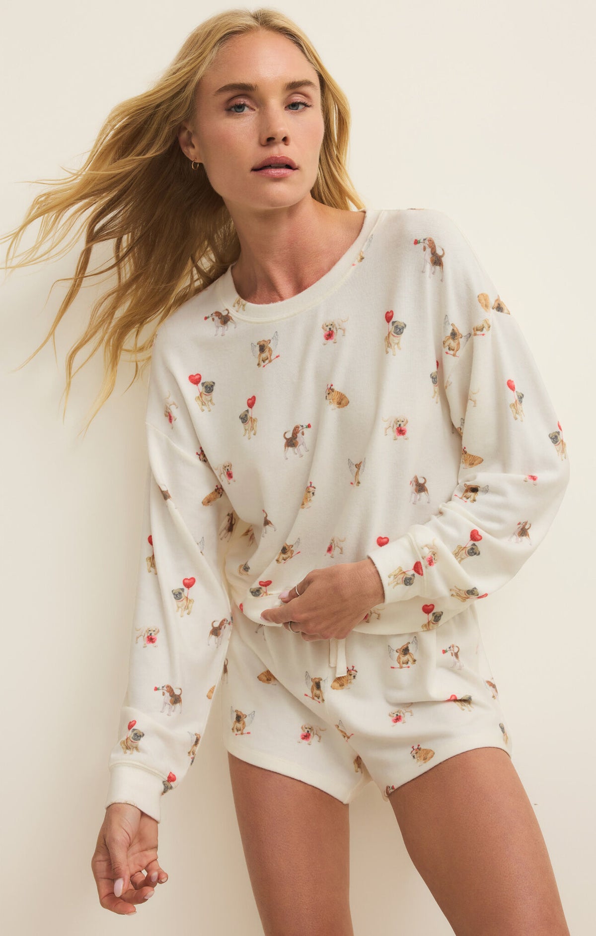 Z SUPPLY Bisous Love Pup Top