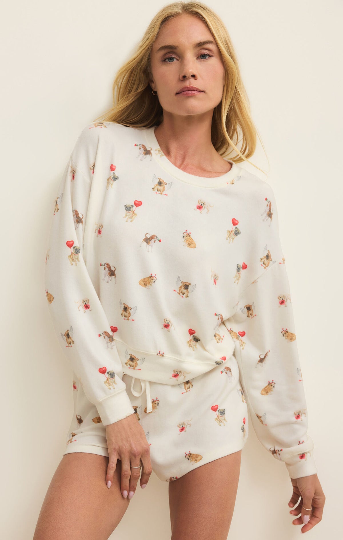 Z SUPPLY Bisous Love Pup Top