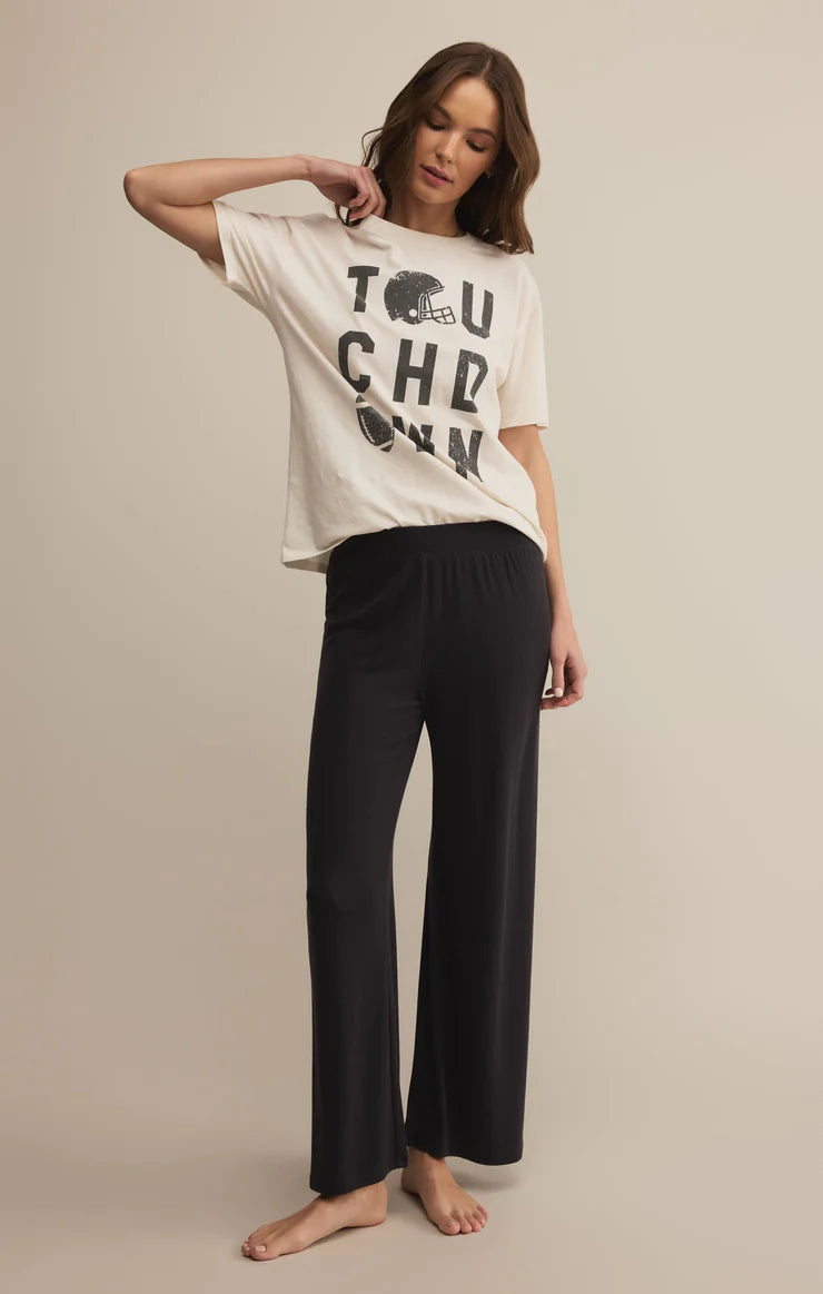 Z SUPPLY Boyfriend Touchdown Tee in vanilla ice