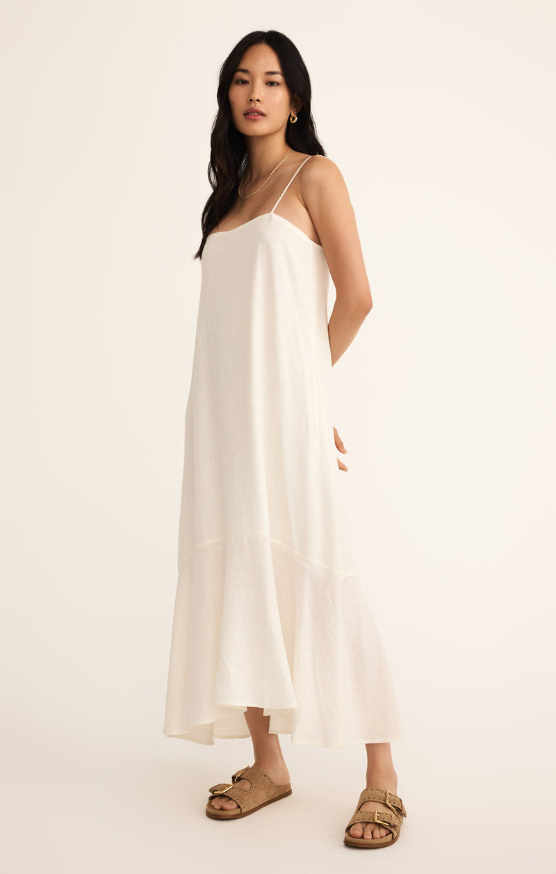Z SUPPLY Coast Maxi Dress in white 