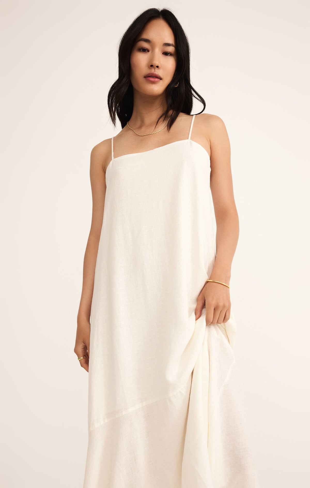 Z SUPPLY Coast Maxi Dress in white 