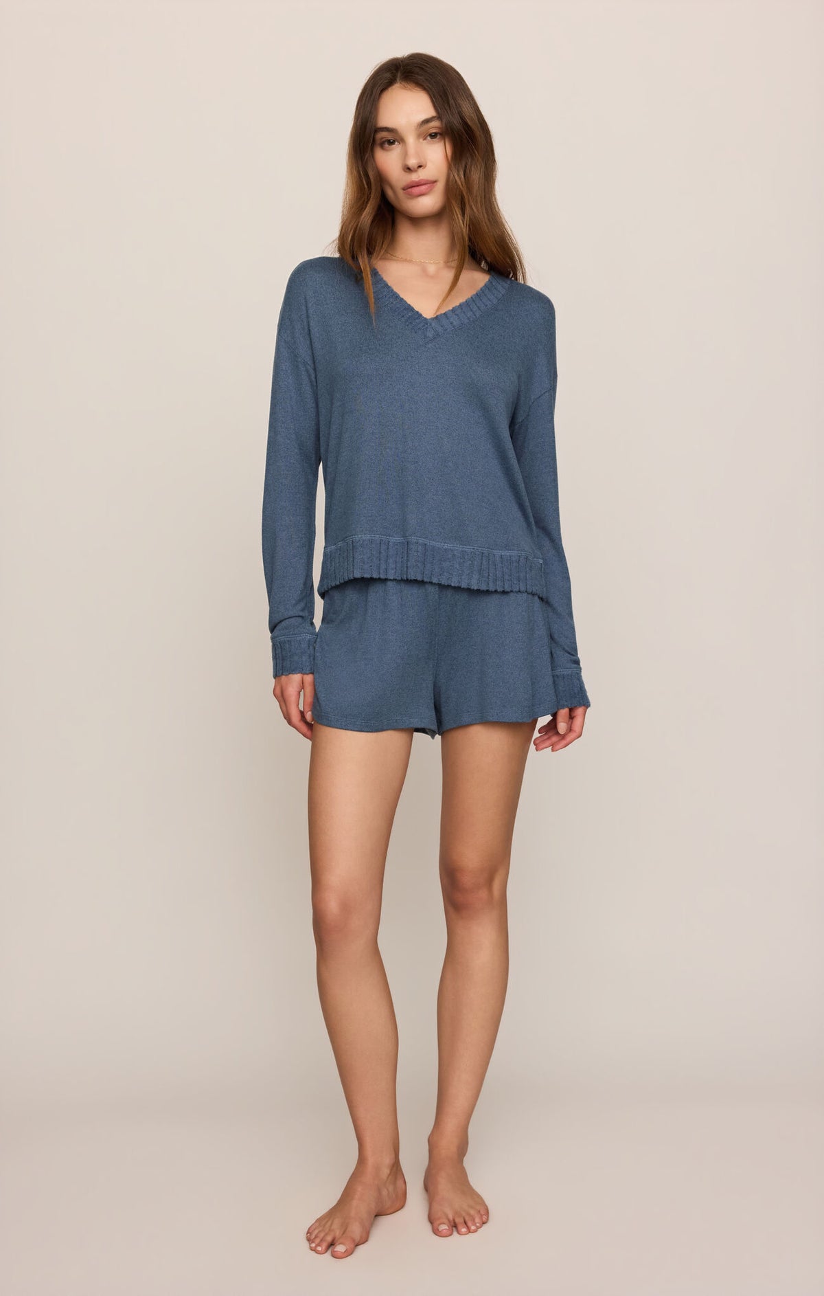 Z SUPPLY Courtney Long Sleeve Top true navy