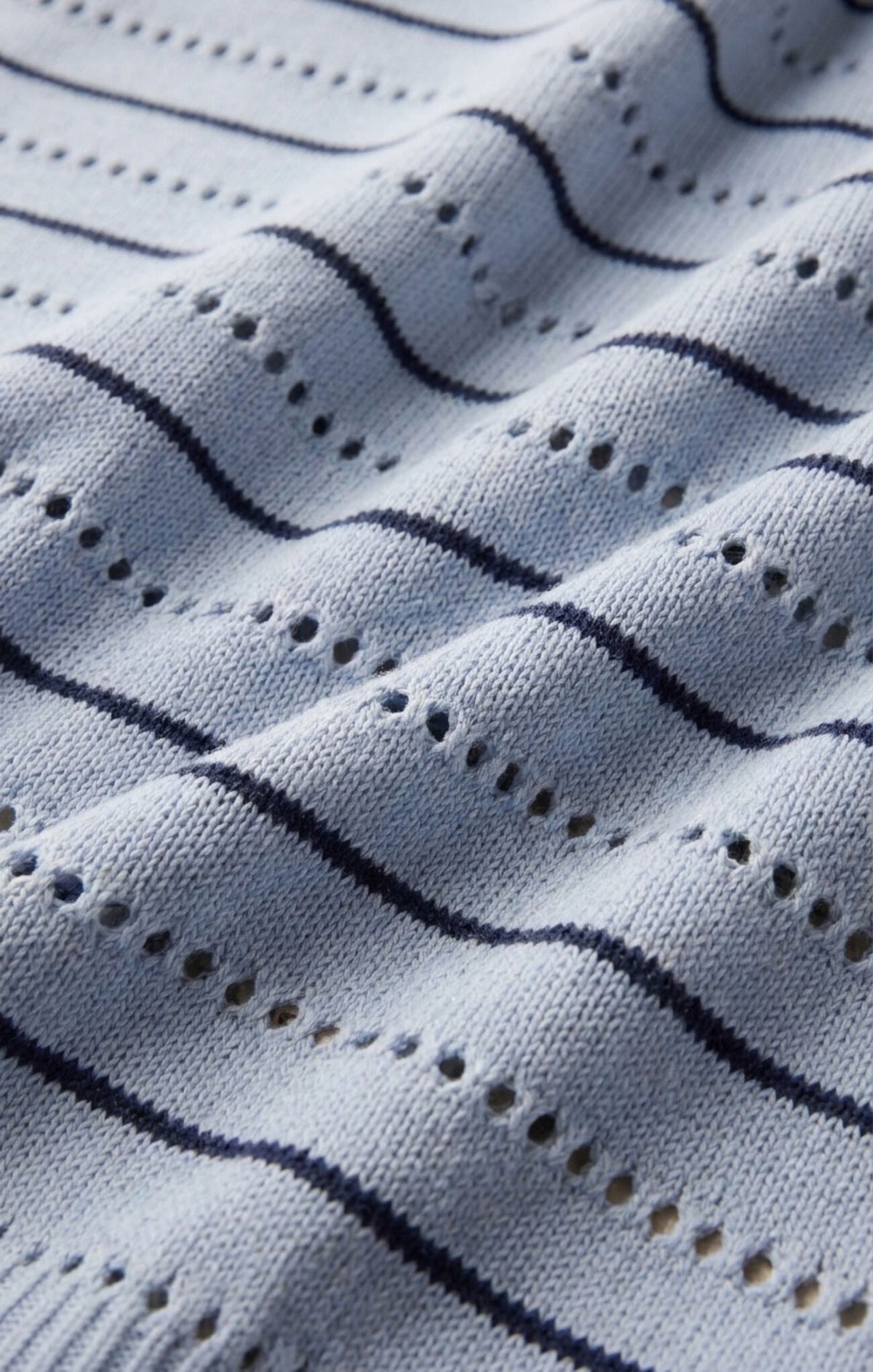 Z SUPPLY Darby Stripe Pointelle Sweater skyline 