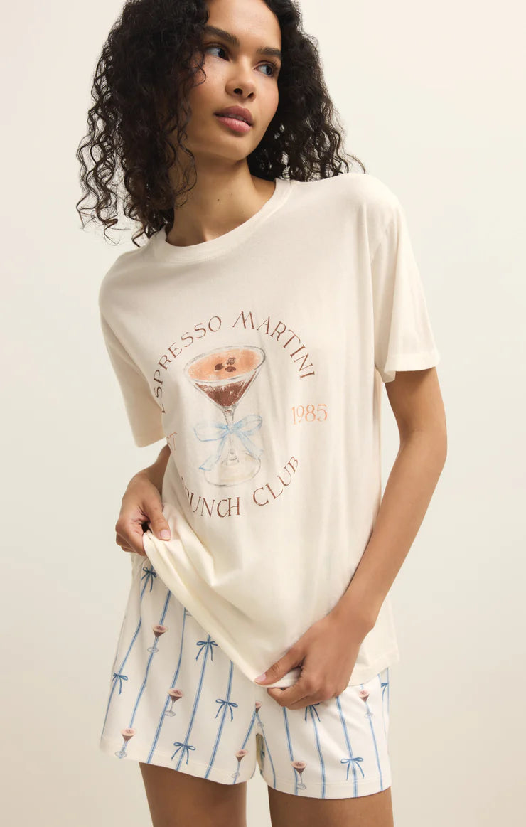 Z SUPPLY Espresso Martini Boyfriend Tee vanilla ice 