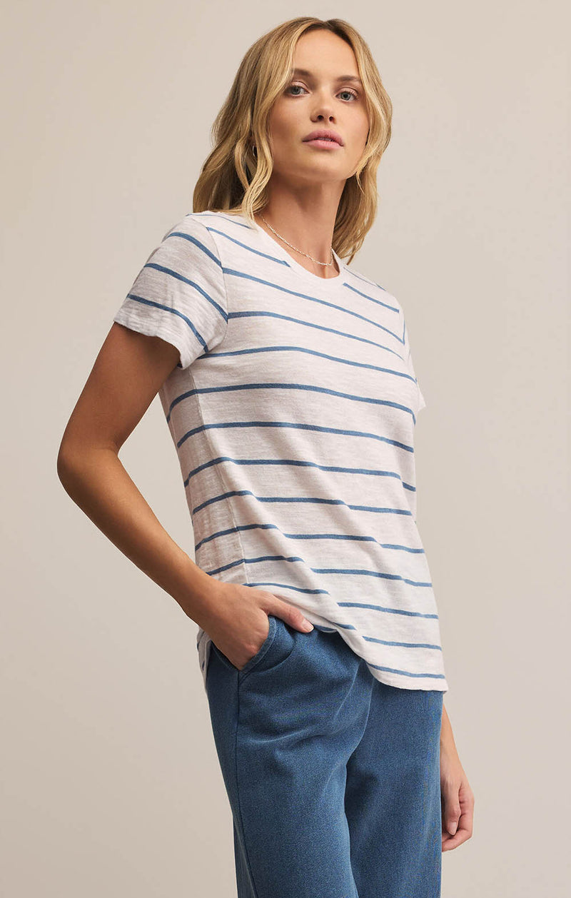 Z SUPPLY Foundation Stripe Tee Boathouse
