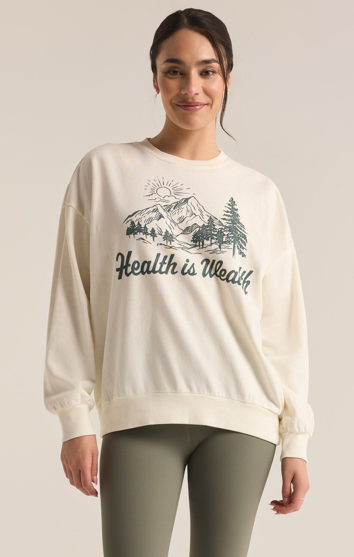 Z SUPPLY Health Sunday Sweatshirt