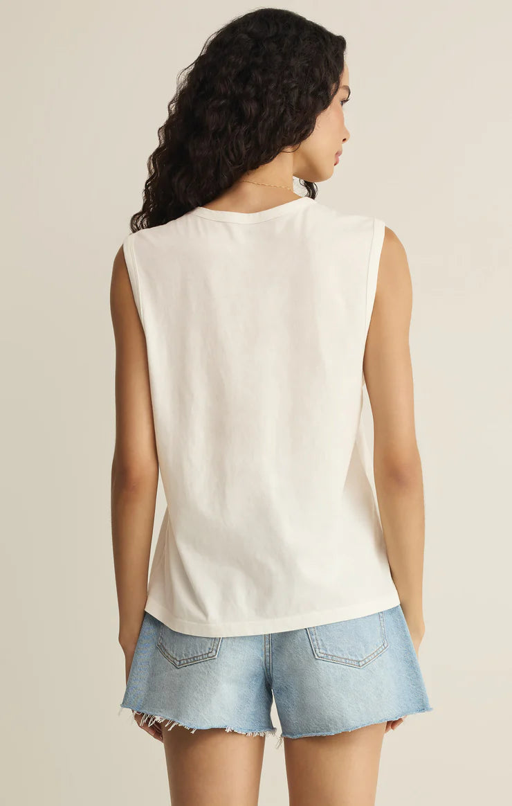 Z SUPPLY Heart Muscle Tank sea salt 