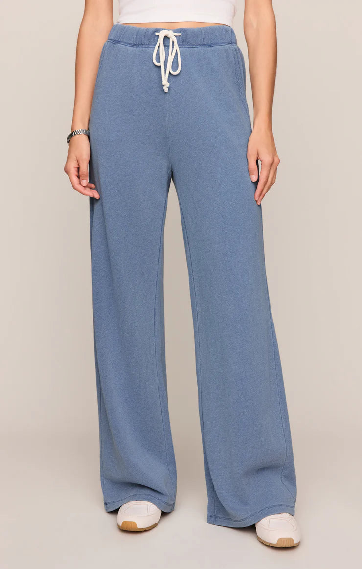 Z SUPPLY Hunter Knit Denim Pant santorini indigo