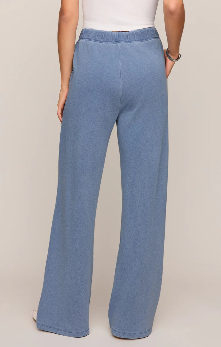 Z SUPPLY Hunter Knit Denim Pant santorini indigo
