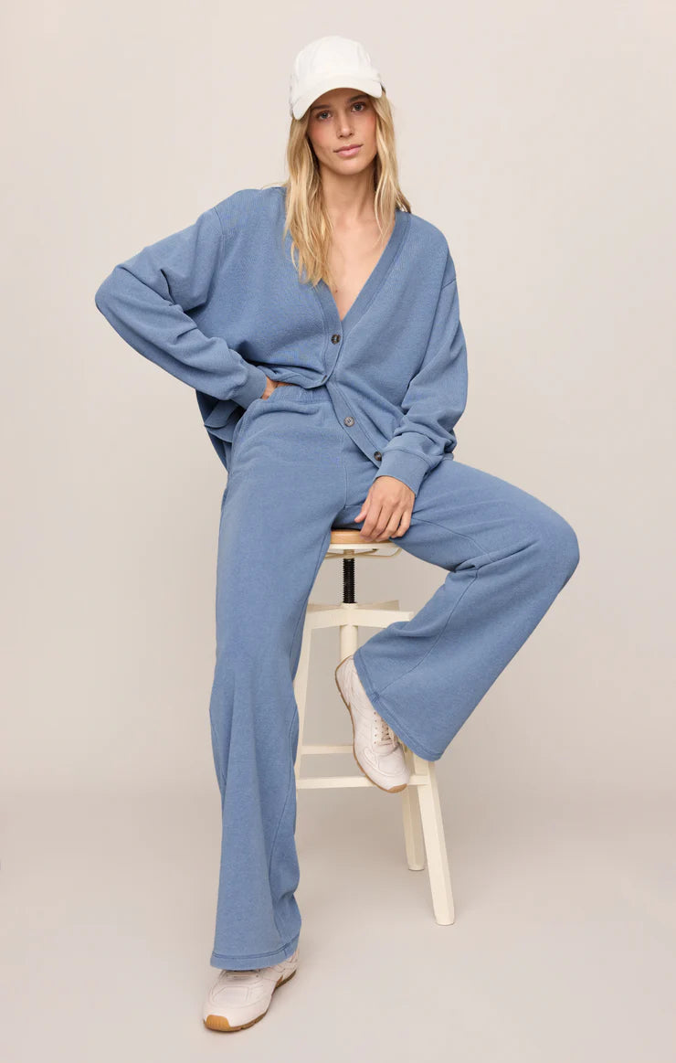 Z SUPPLY Hunter Knit Denim Pant santorini indigo