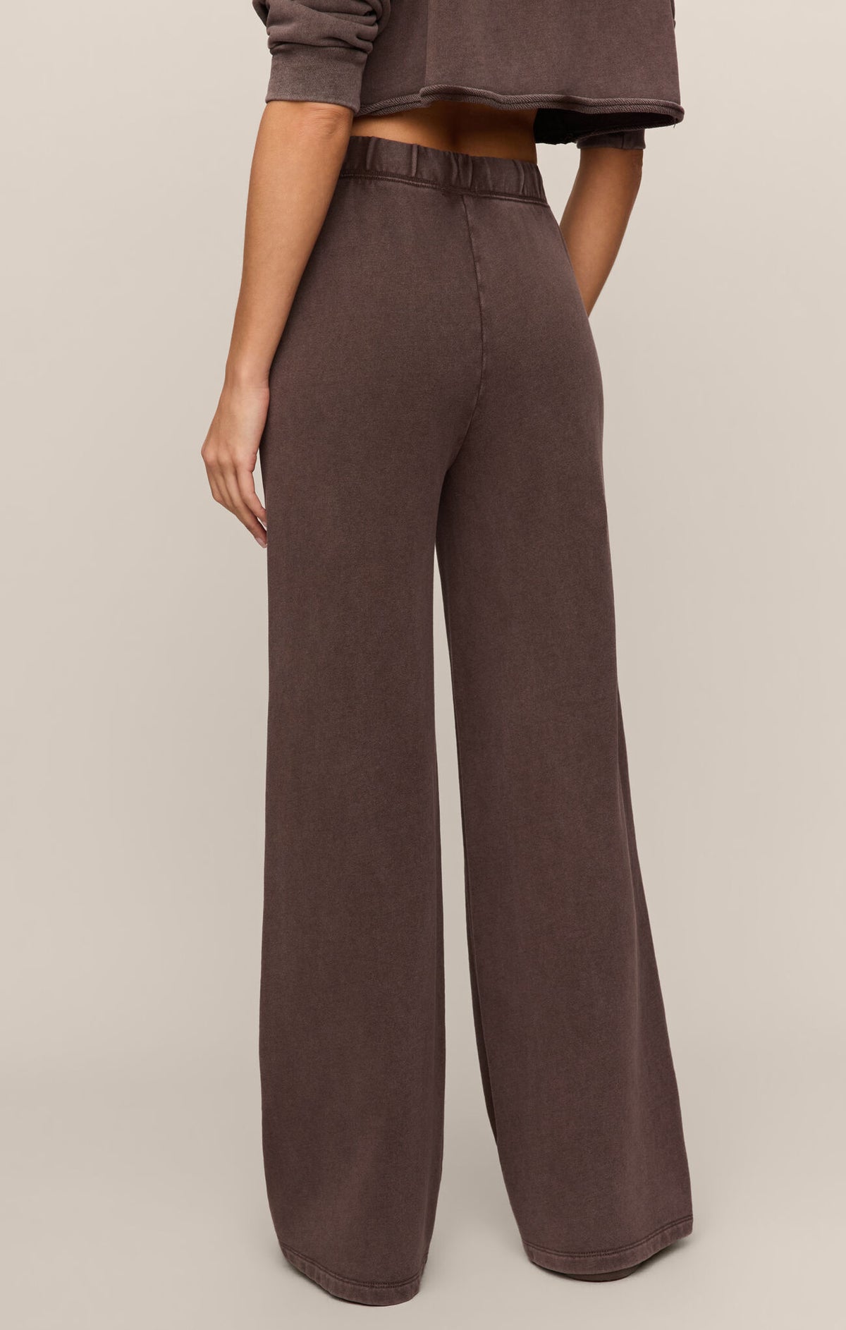Z SUPPLY Hunter Knit Pant dark chocolate