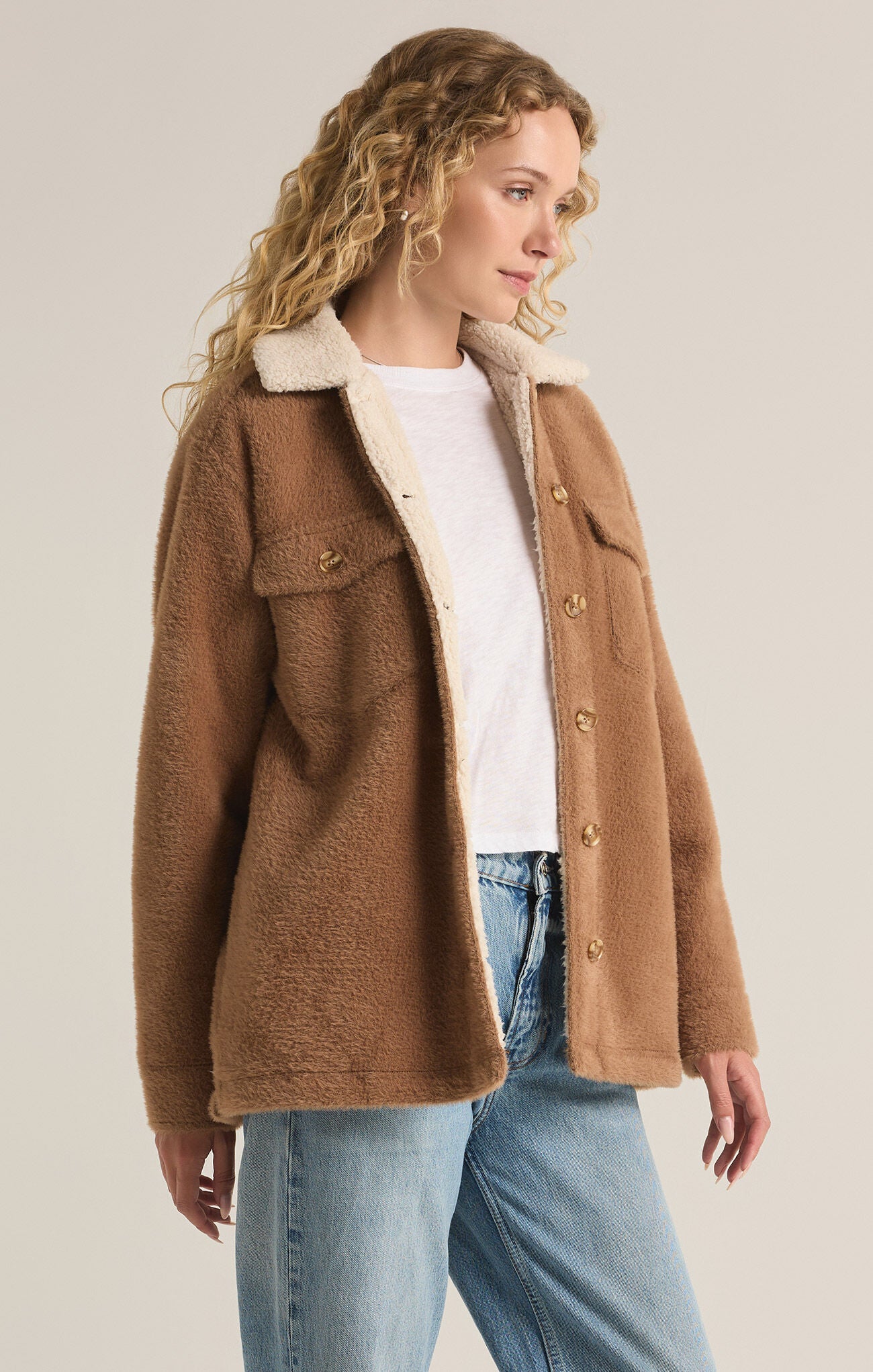 Z SUPPLY Jordan Sherpa Jacket | Bliss