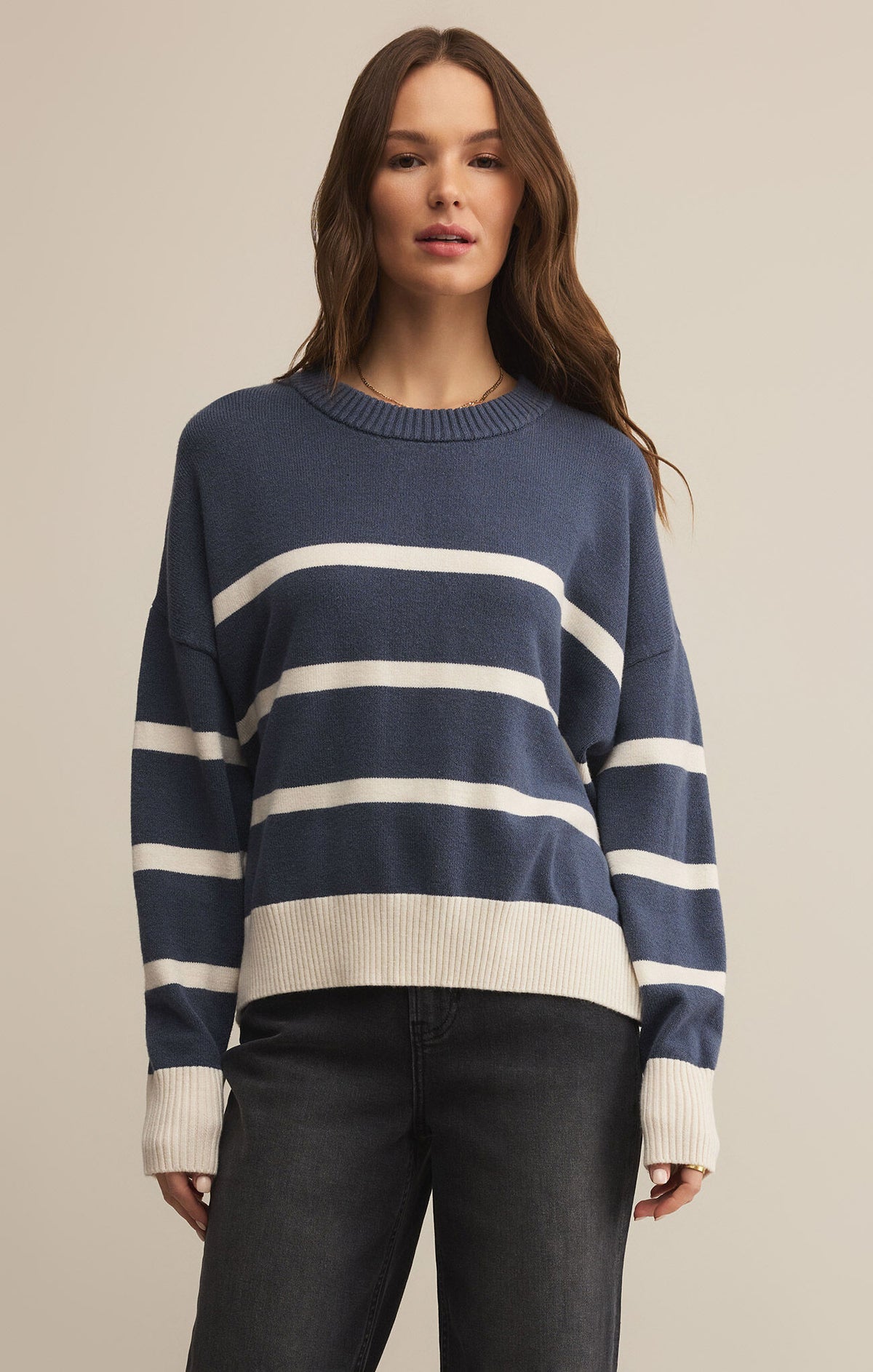 Z SUPPLY Jordane Striped Sweater
