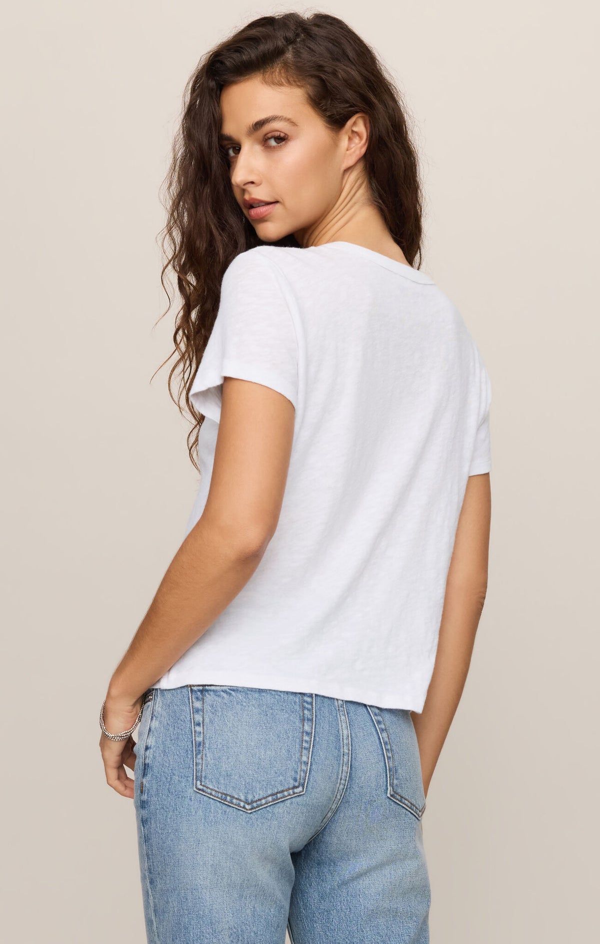 Z SUPPLY Junie Slub Tee  white 