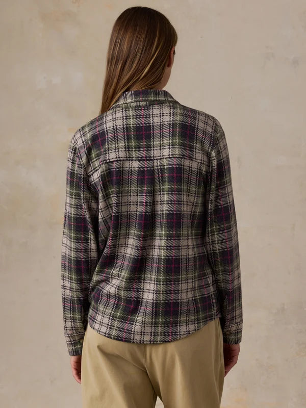 Faherty Legend Sweater Classic Shirt  SUGAR HILL PLAID 