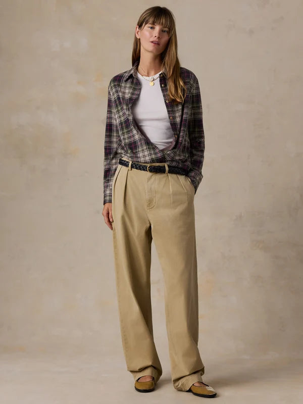 Faherty Legend Sweater Classic Shirt  SUGAR HILL PLAID 